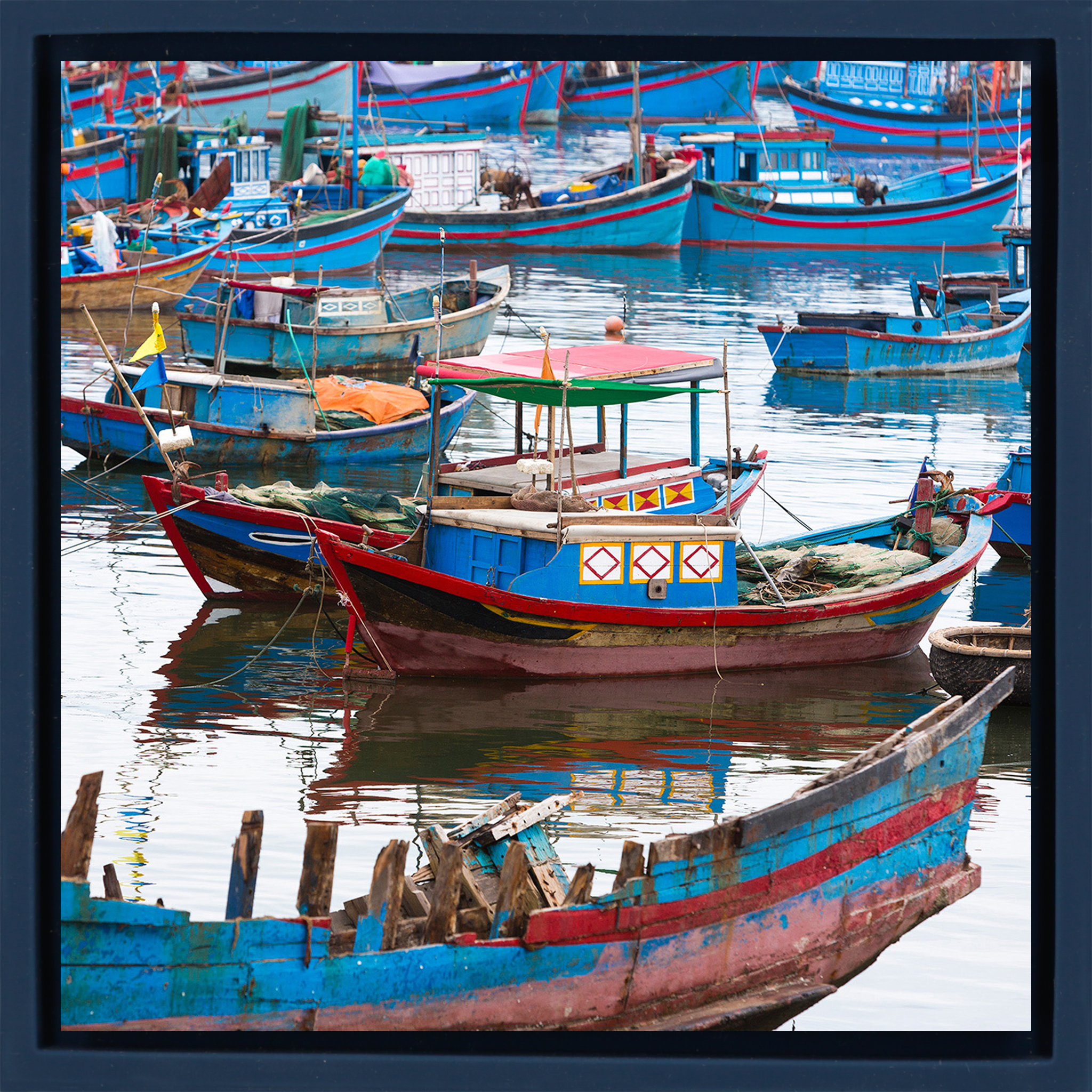 Small Boats - Donkerblauwe Wrapp