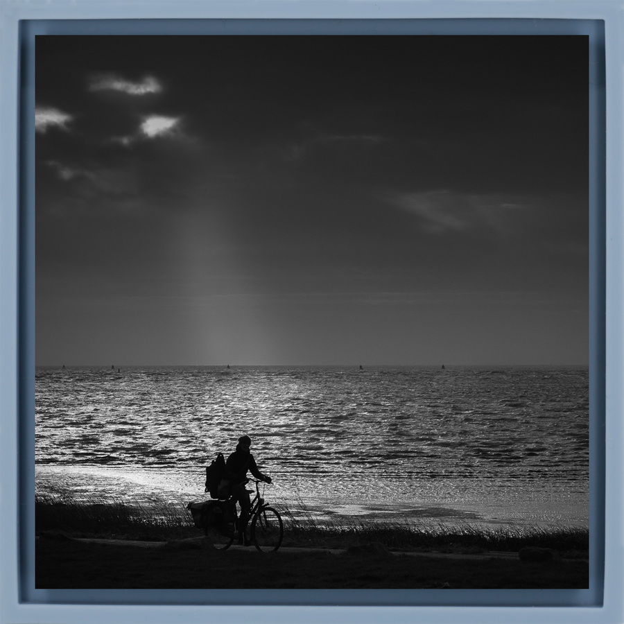On the Way - Hellblaue Wrapp
