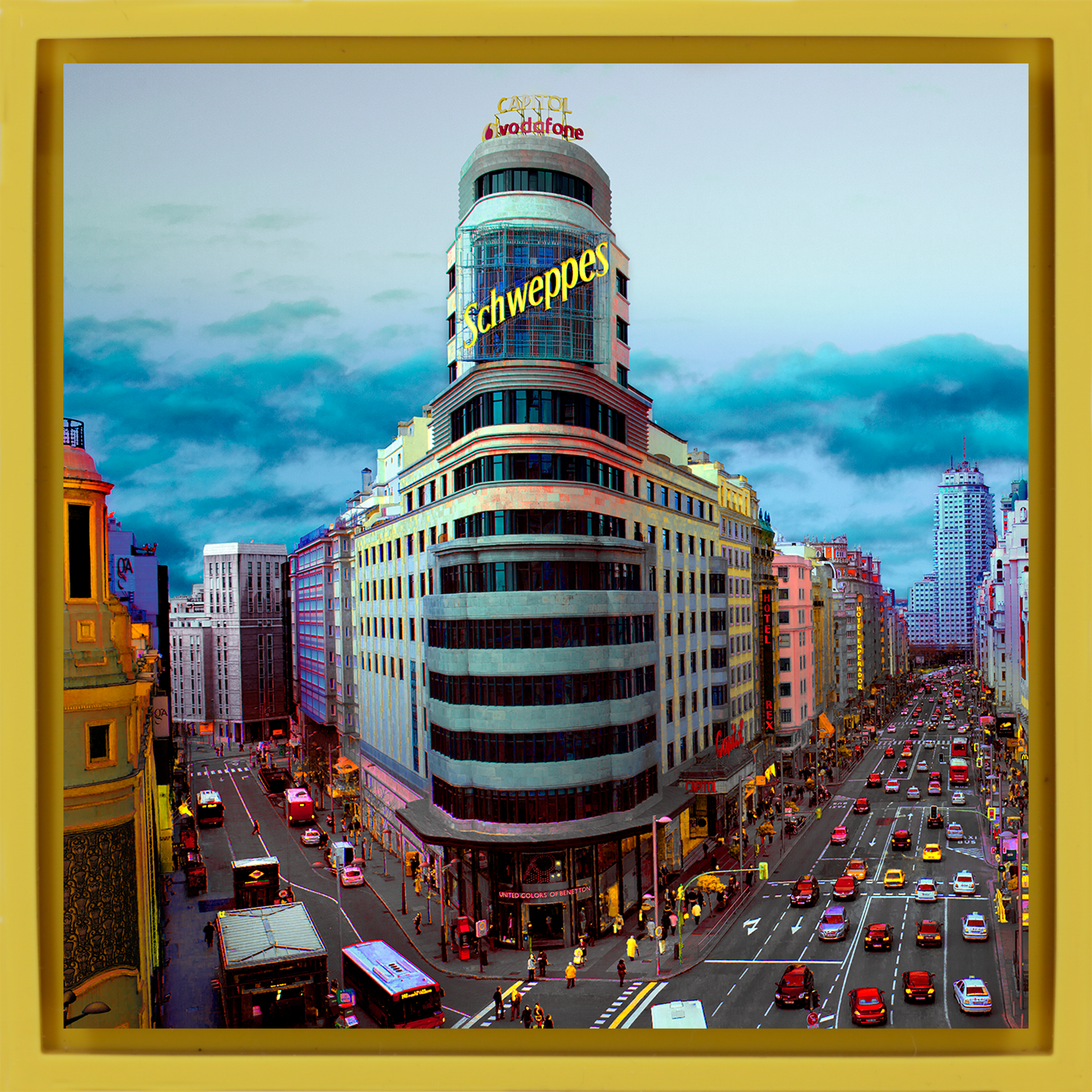 Capitol Azul- Yellow Wrapp