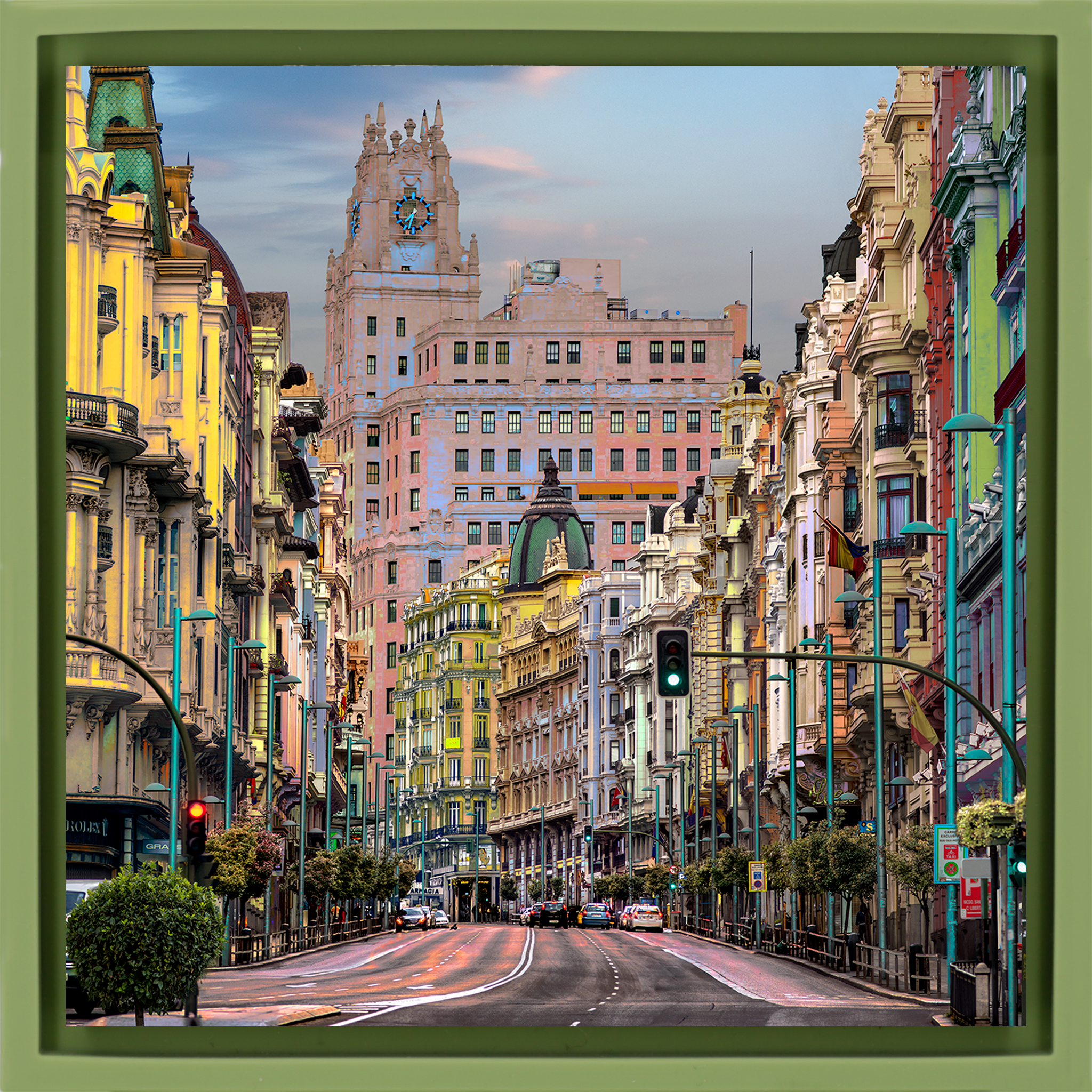 Gran Via Amarillo- Light Green Wrapp