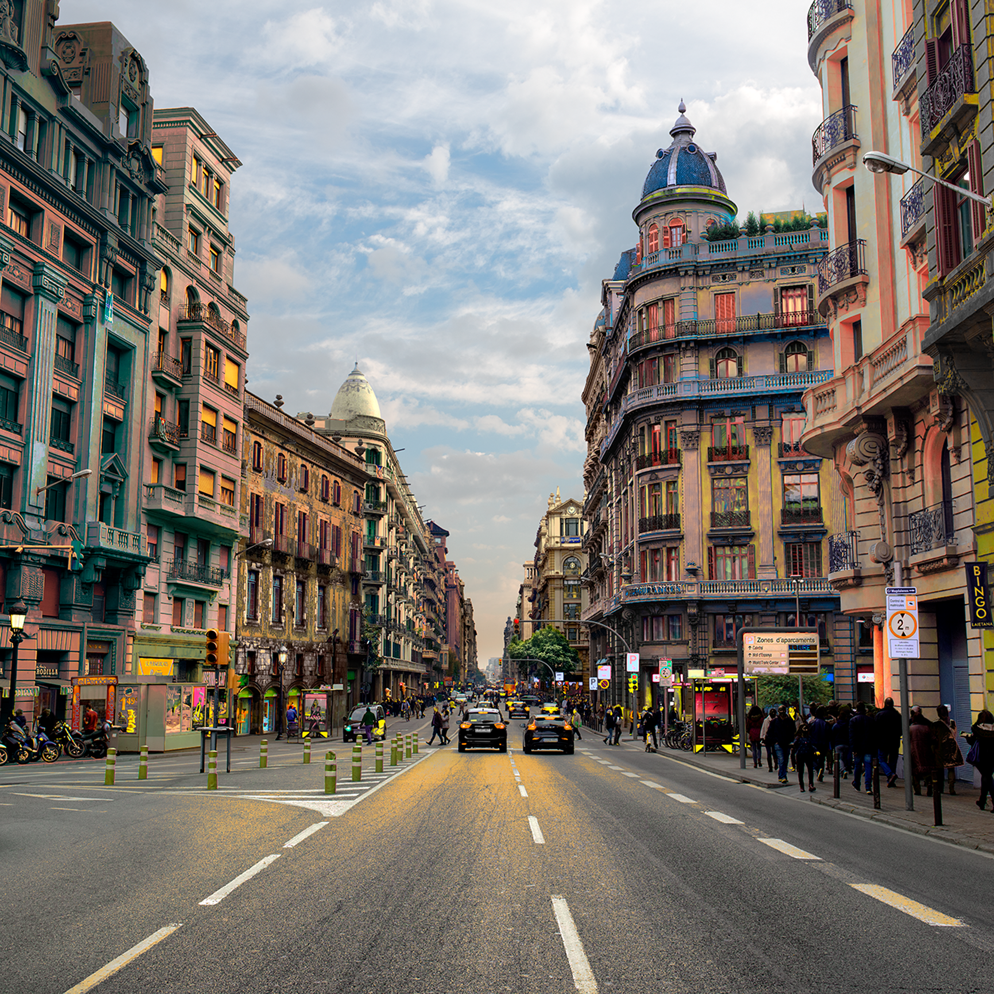 Via Laietana- Collection: Spain