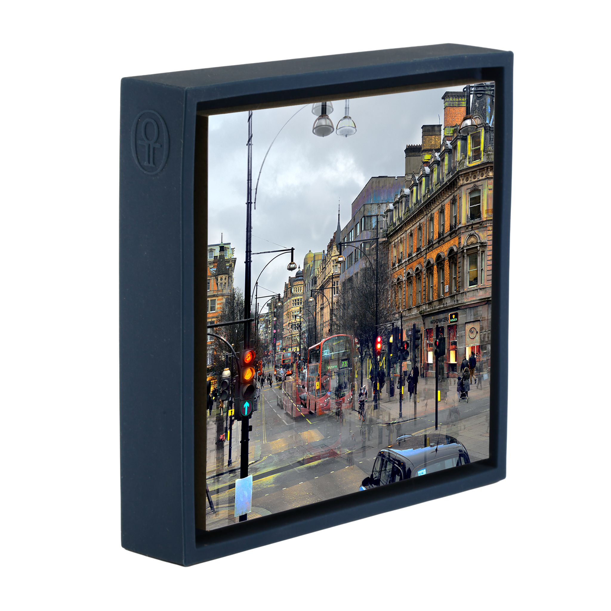 Mysterious London - Donkerblauwe Wrapp