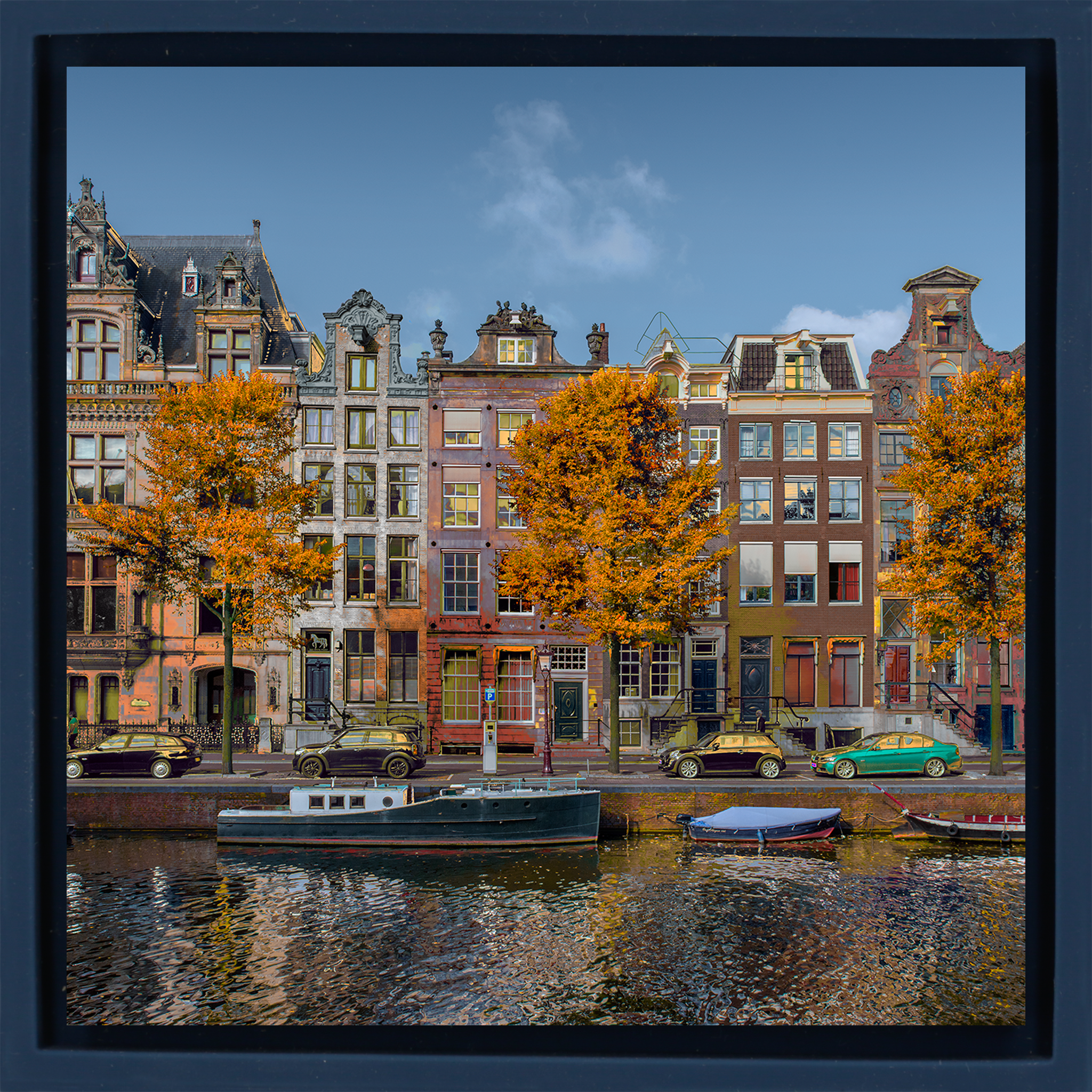 Amsterdam Indian Summer - Donkerblauwe Wrapp