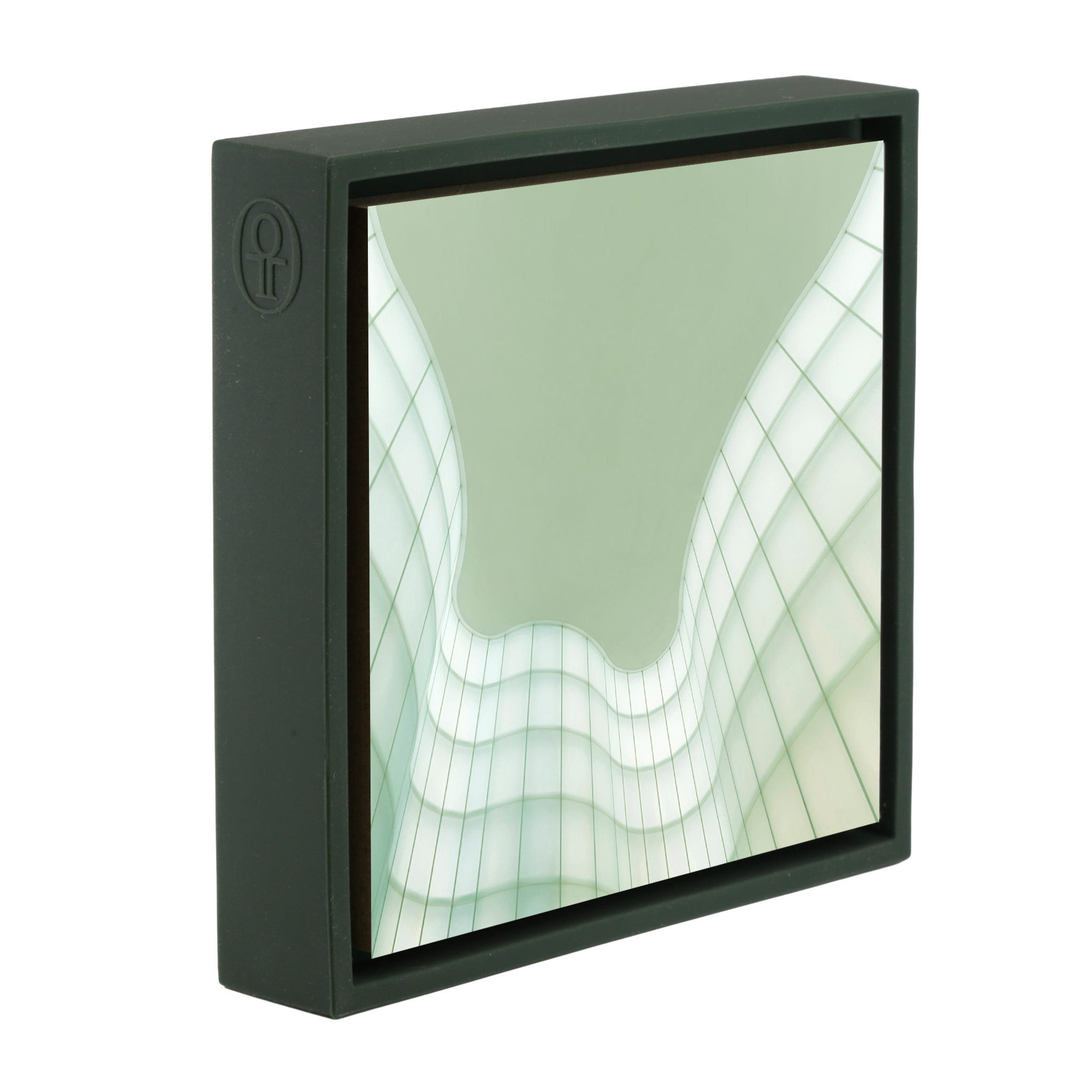 Curvy Wall- Dark Green Wrapp