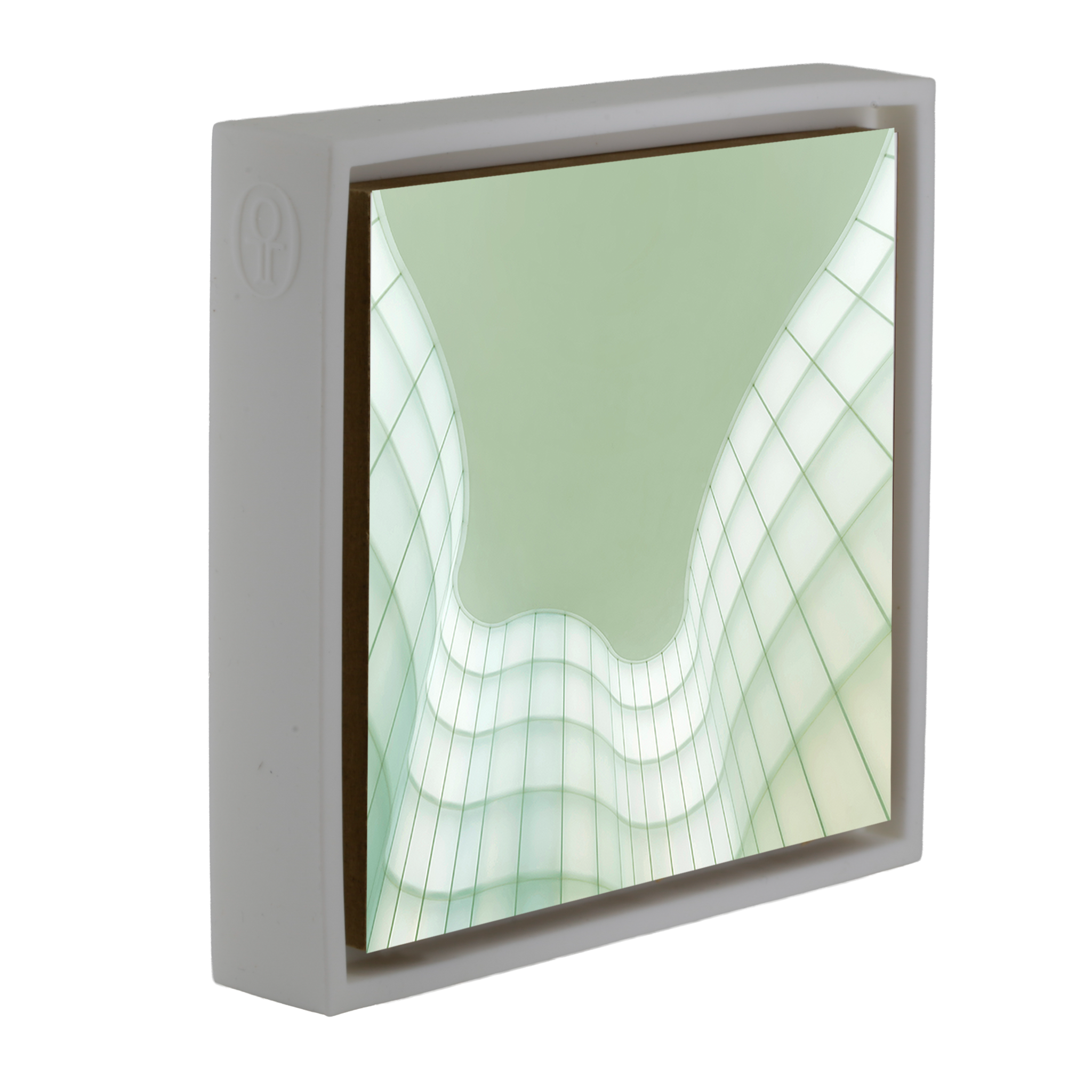 Curvy Wall- White Wrapp