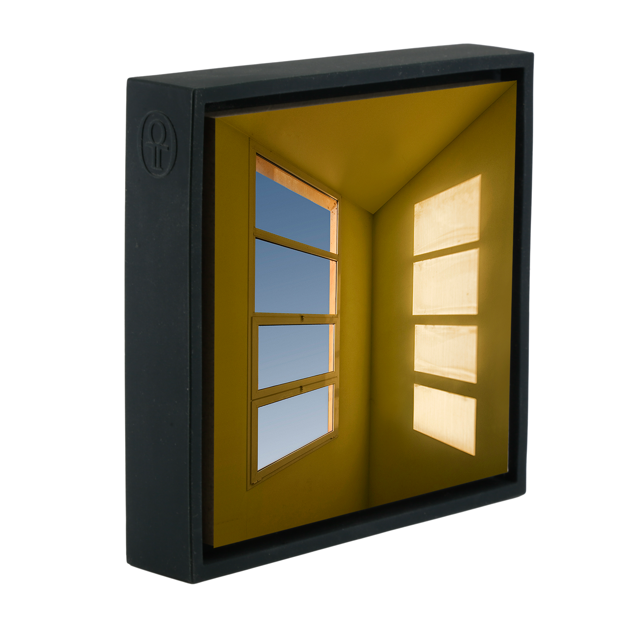 Yellow Corner- Black Wrapp