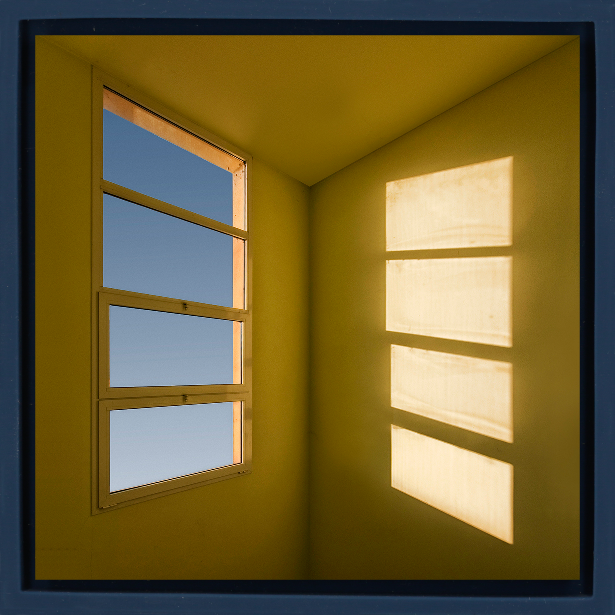 Yellow Corner- Dark Blue Wrapp