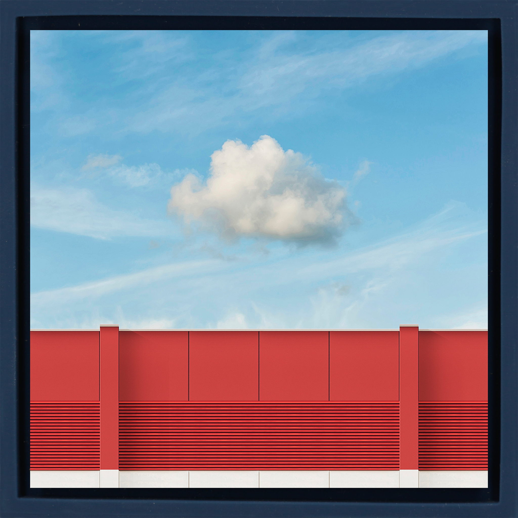 Cloudy Day- Dark Blue Wrapp