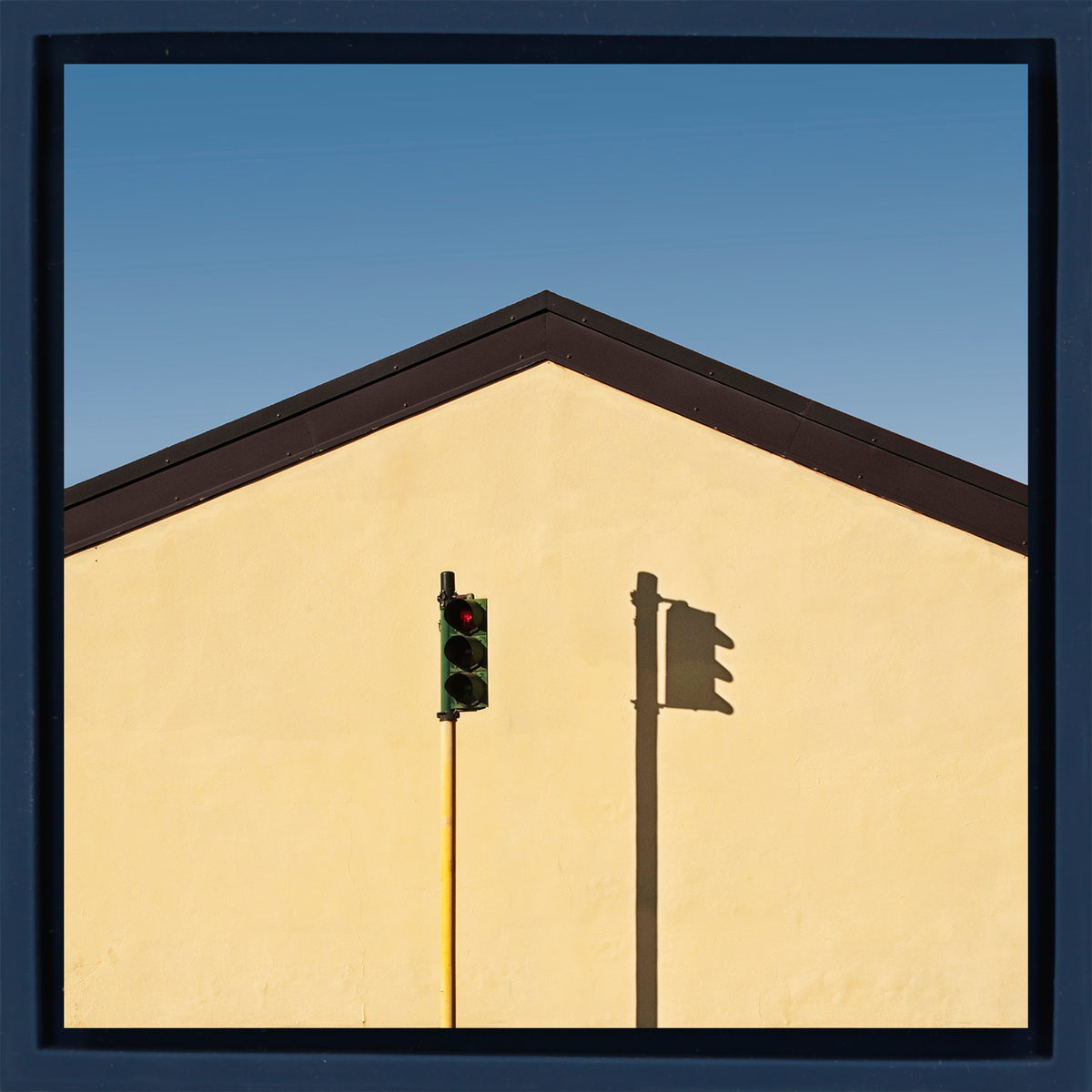 Red Light Yellow Wall