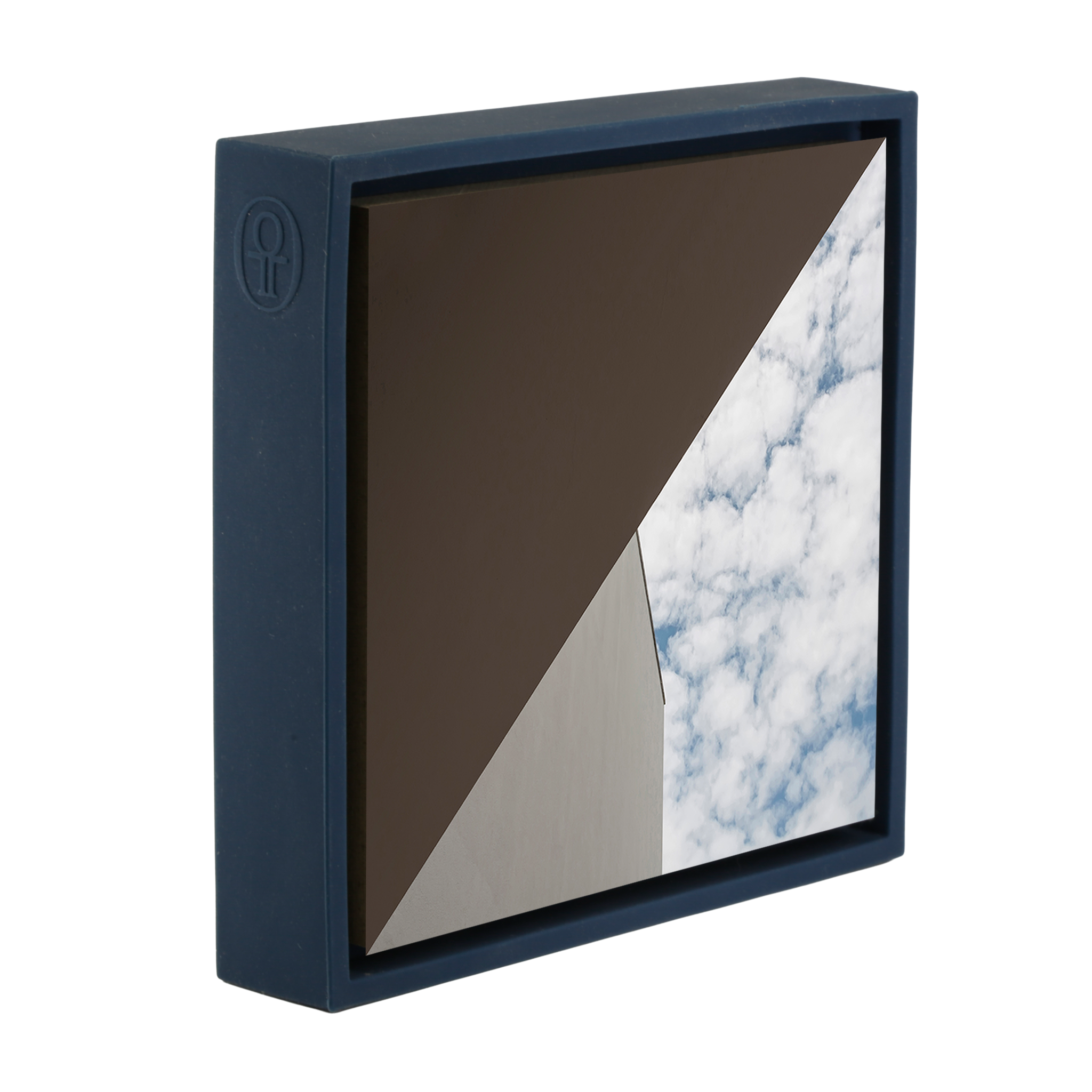 Lines and Clouds- Dark Blue Wrapp