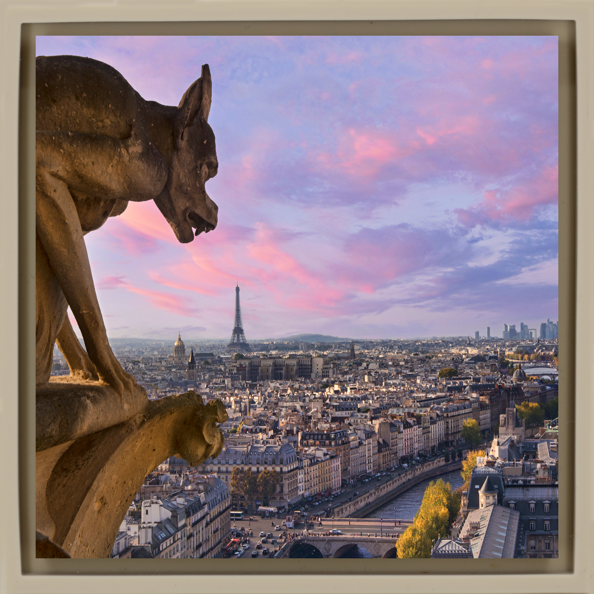 View from Notre Dame - Zandkleurige Wrapp