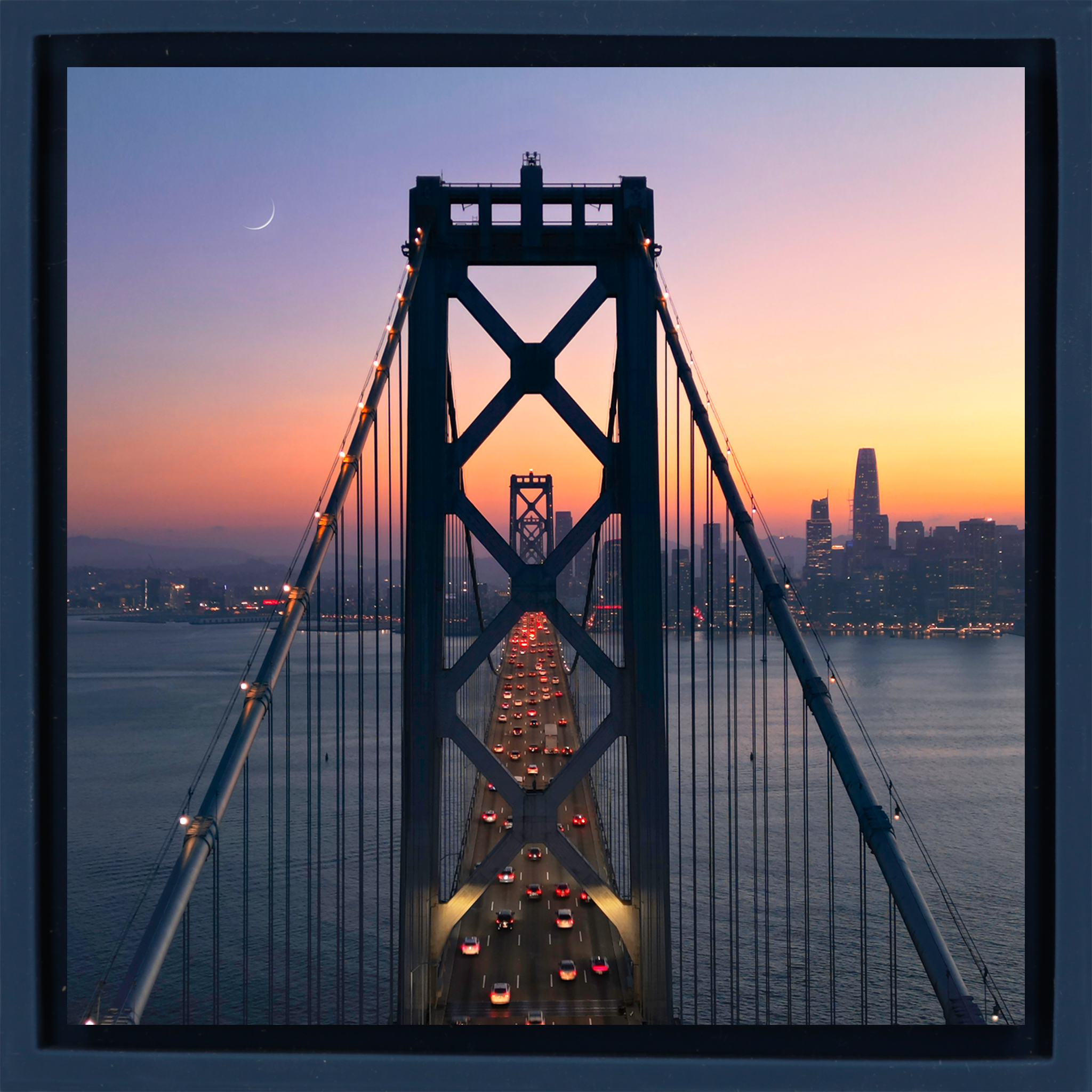 San Francisco Bound - Donkerblauwe Wrapp
