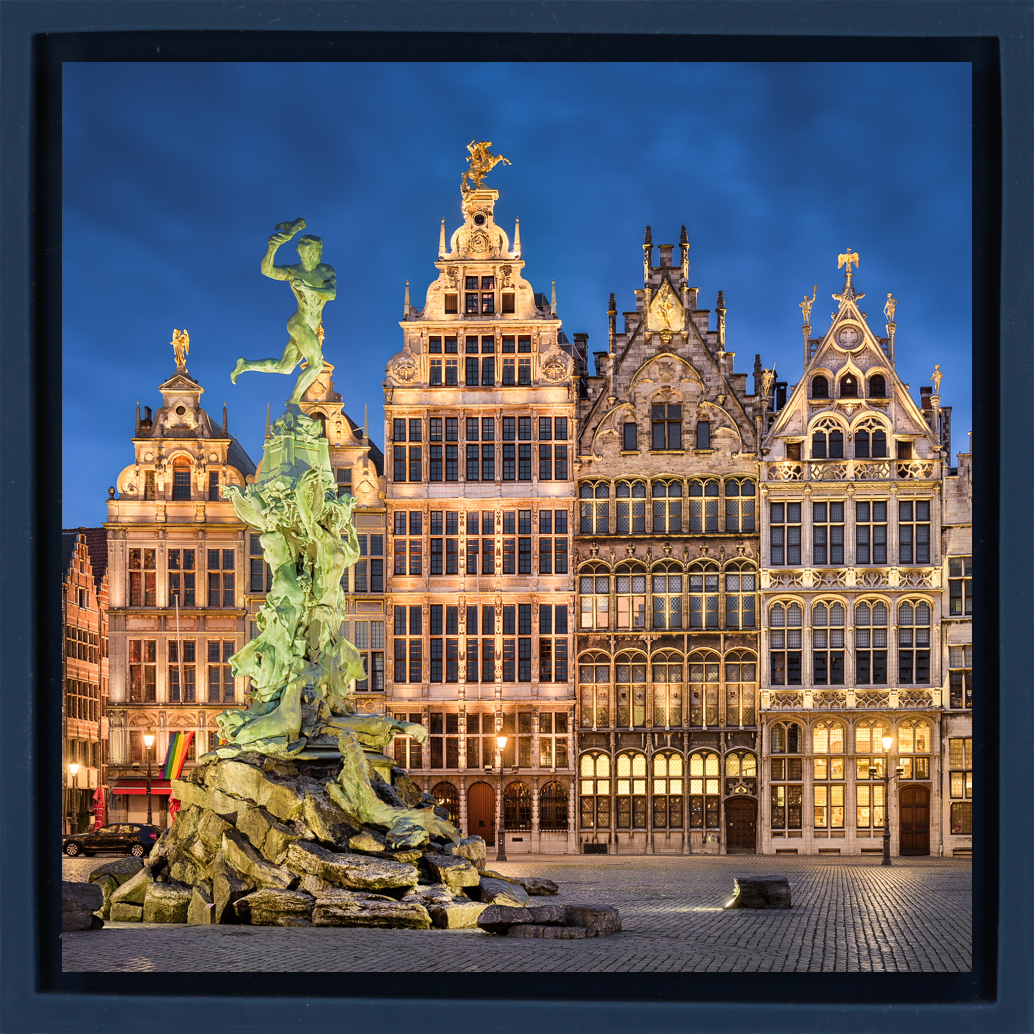 Grote Markt Antwerp- Dark Blue Wrapp