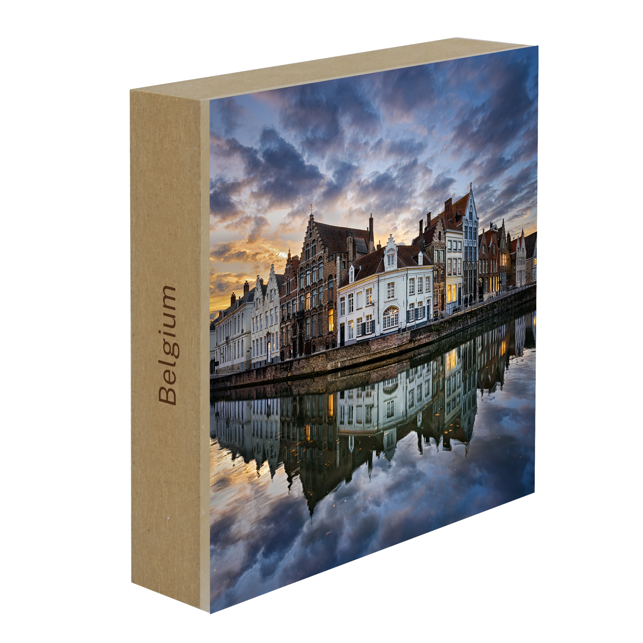 Sunset In Bruges- Collection: Belgium