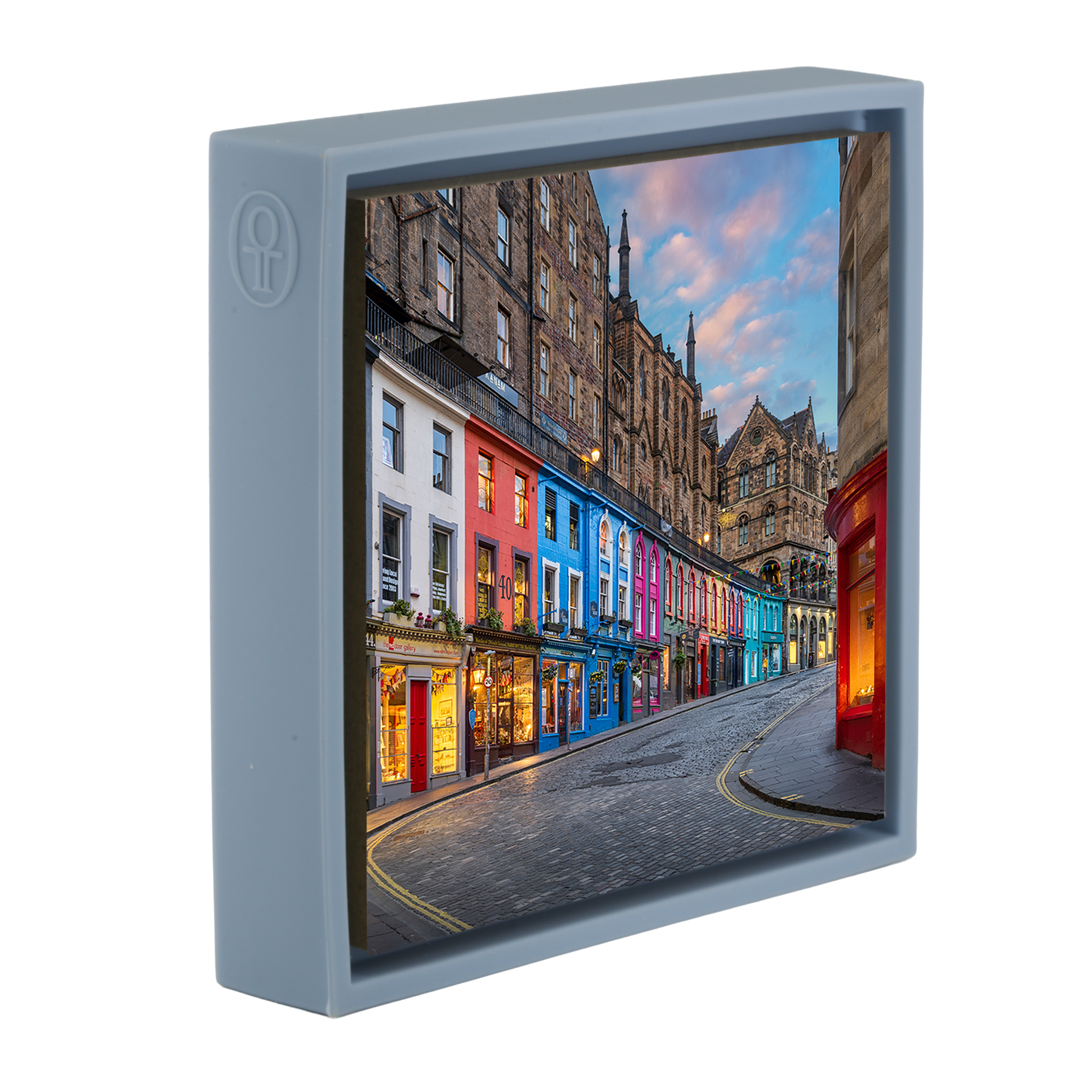 Rue Victoria, Édimbourg - Wrap bleu clair