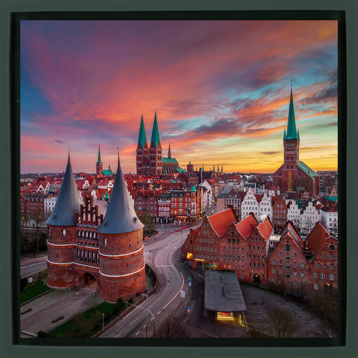 Sunrise at The Holstentor