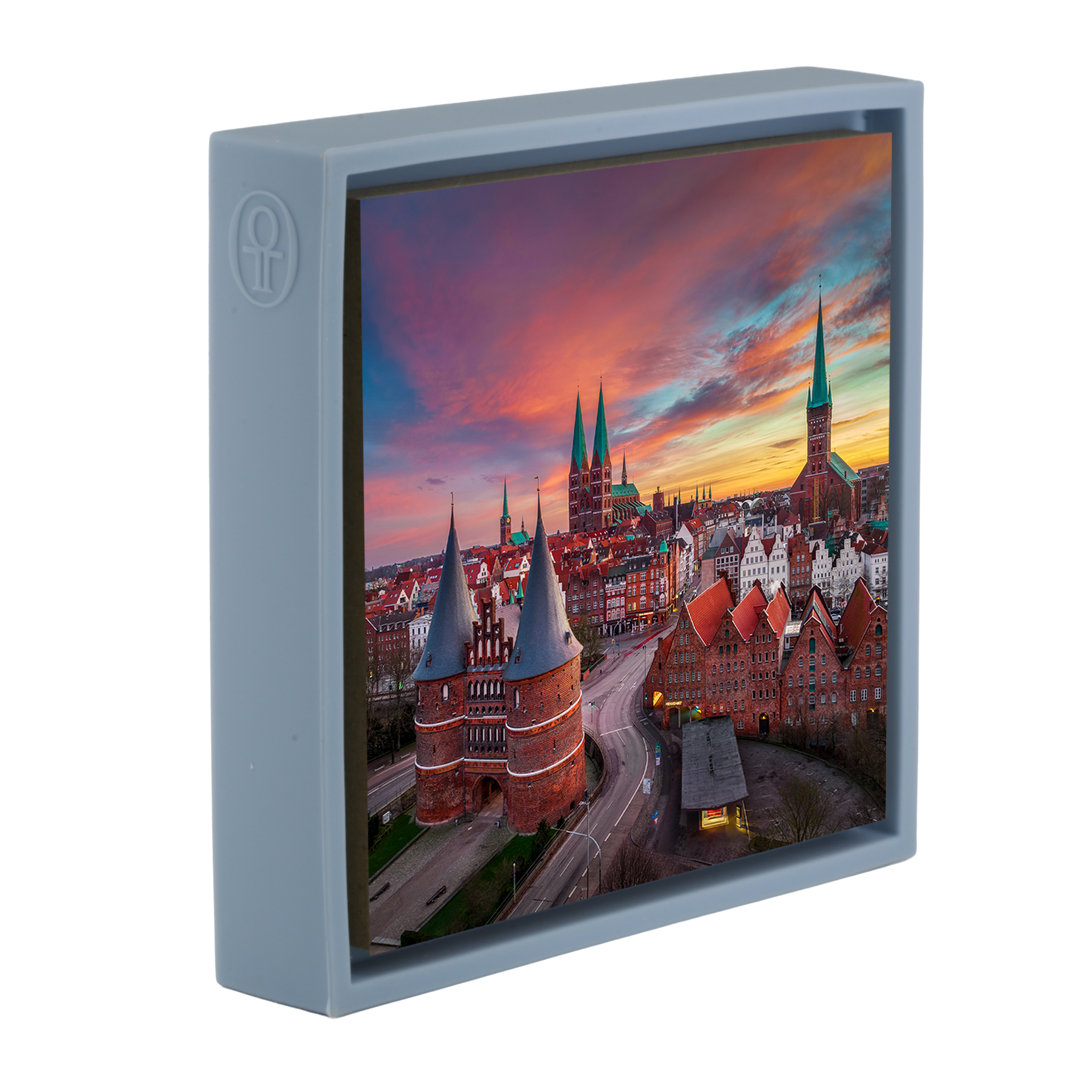 Sunrise at The Holstentor - Lichtblauwe Wrapp