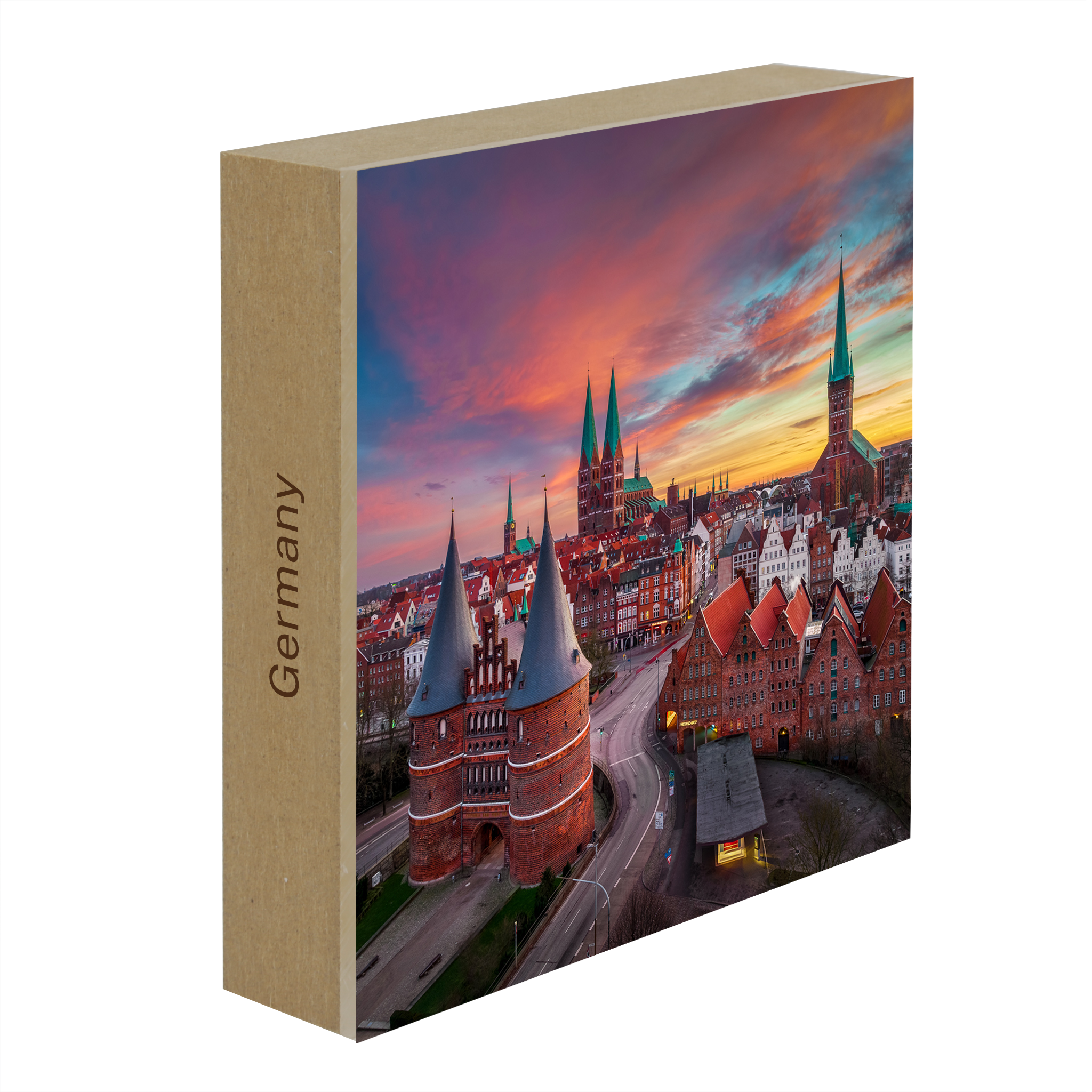 Sunrise at The Holstentor- Collection: Germany