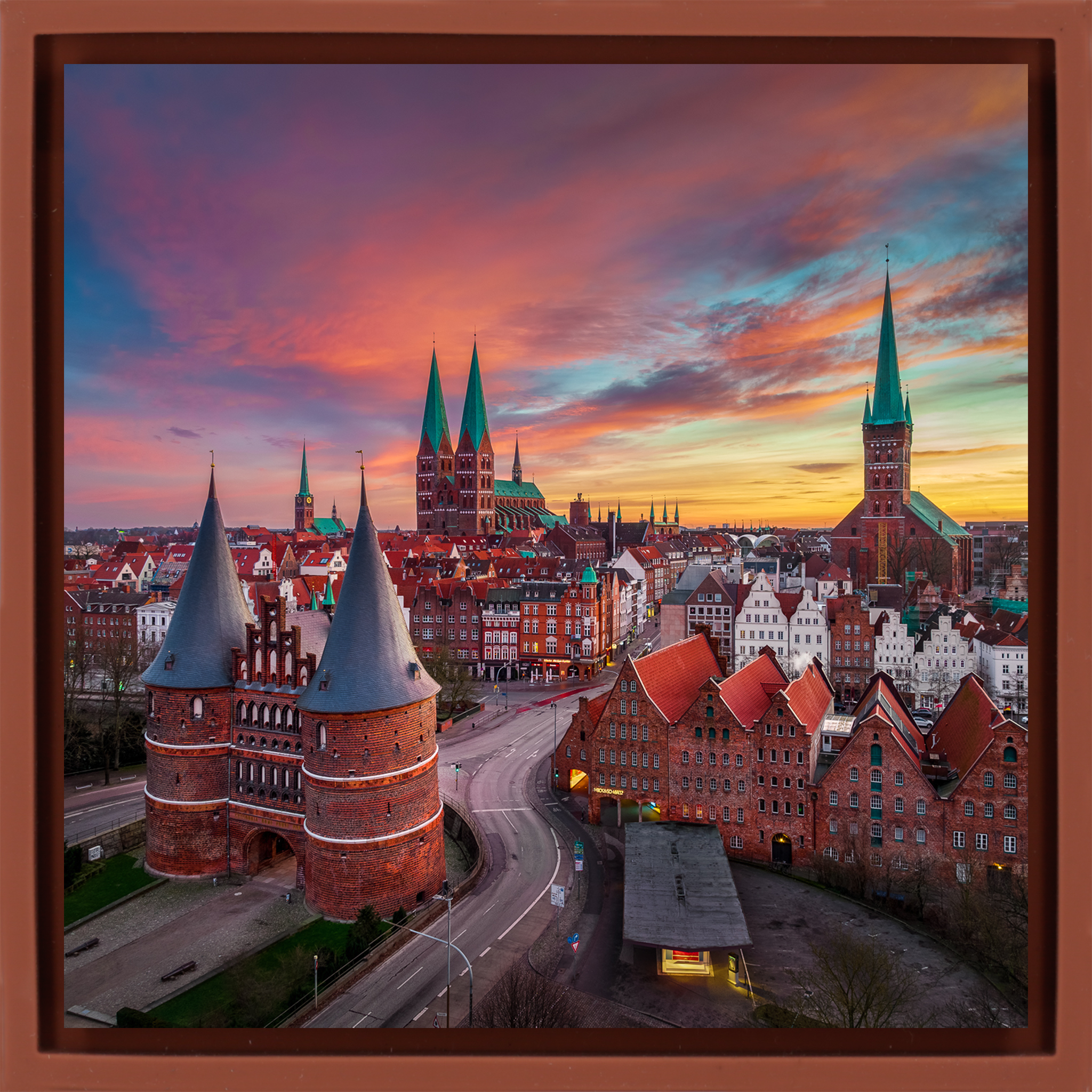 Sunrise at The Holstentor - Terra Wrapp