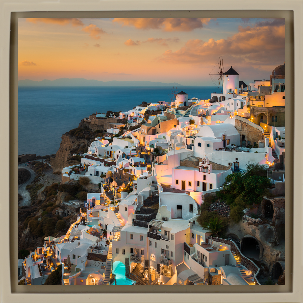 Sunset in Oia