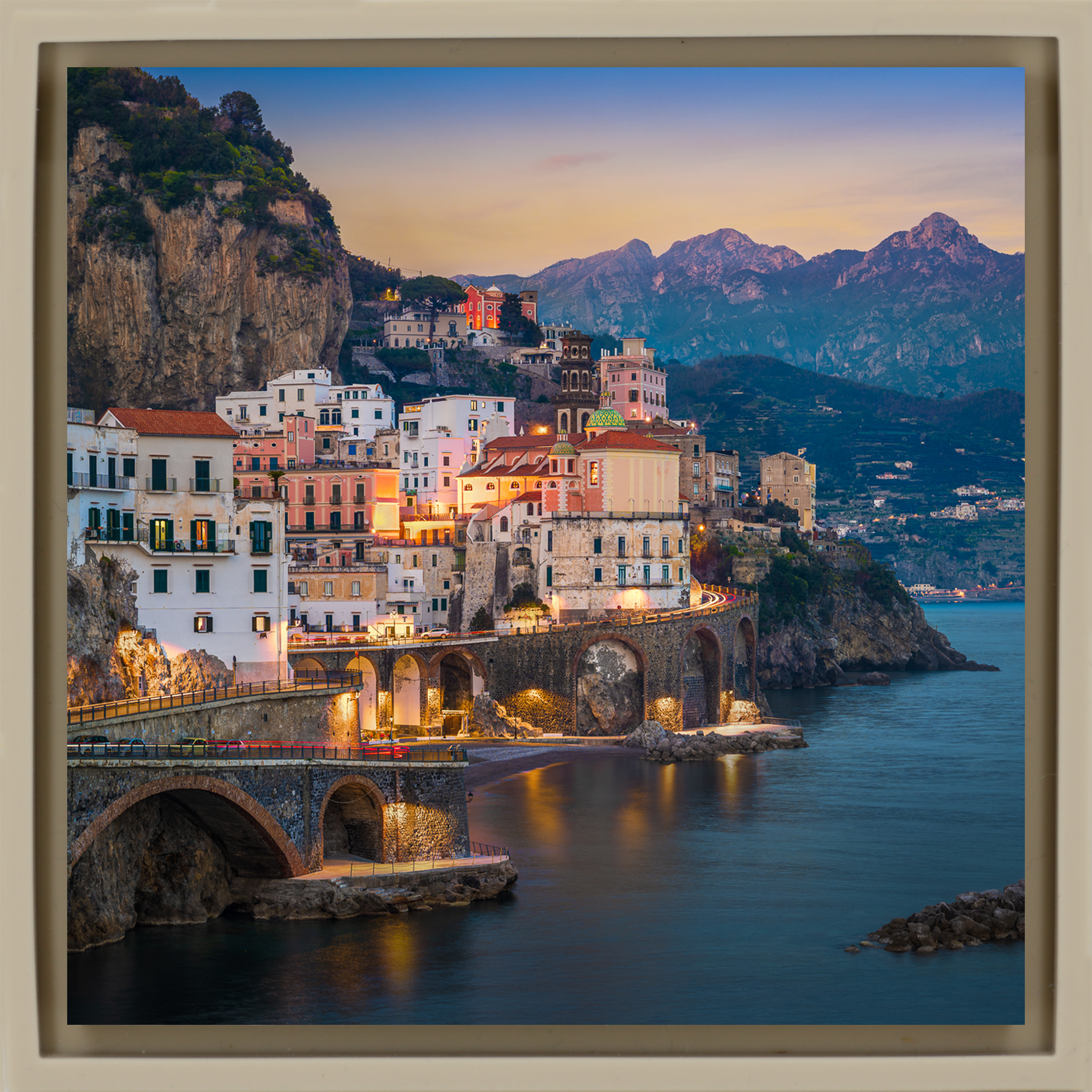 Night in Atrani - Zandkleurige Wrapp