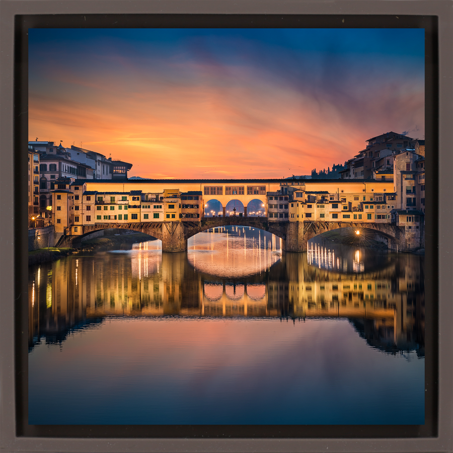 Ponte Vecchio over Arno River - Brown Wrapp