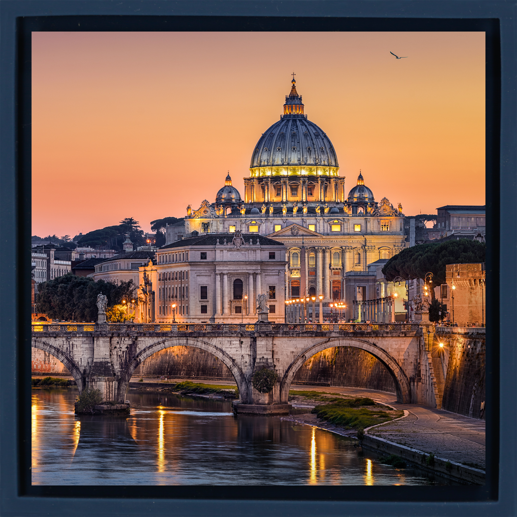 St Peter Basilica- Dark Blue Wrapp