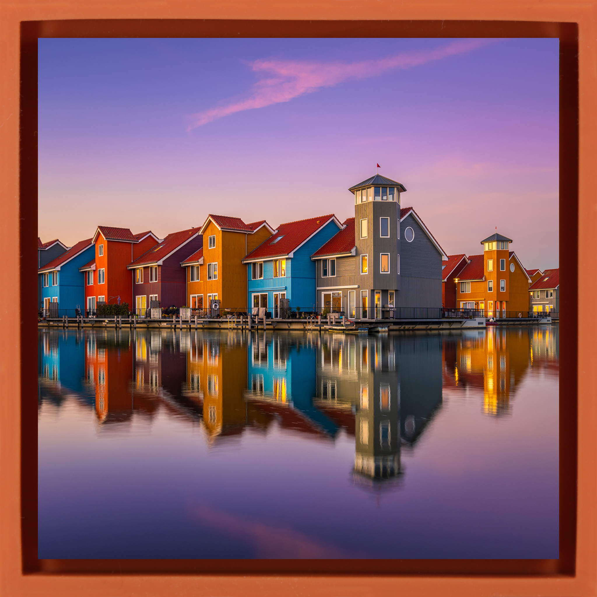 Couleurs chez Reitdiephaven - Orange Wrapp