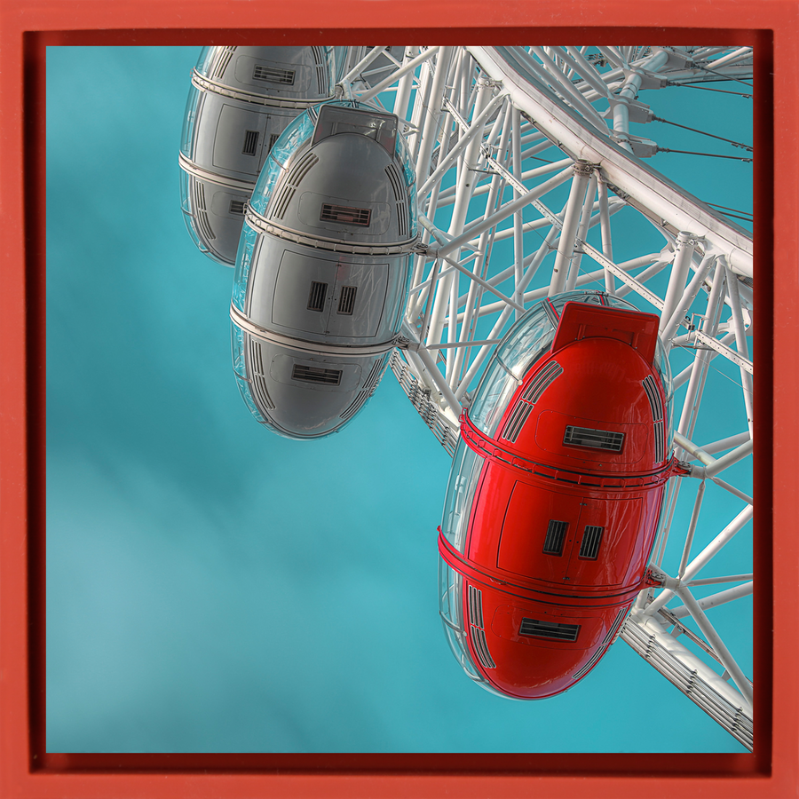 London Eye - Rote Wrapp