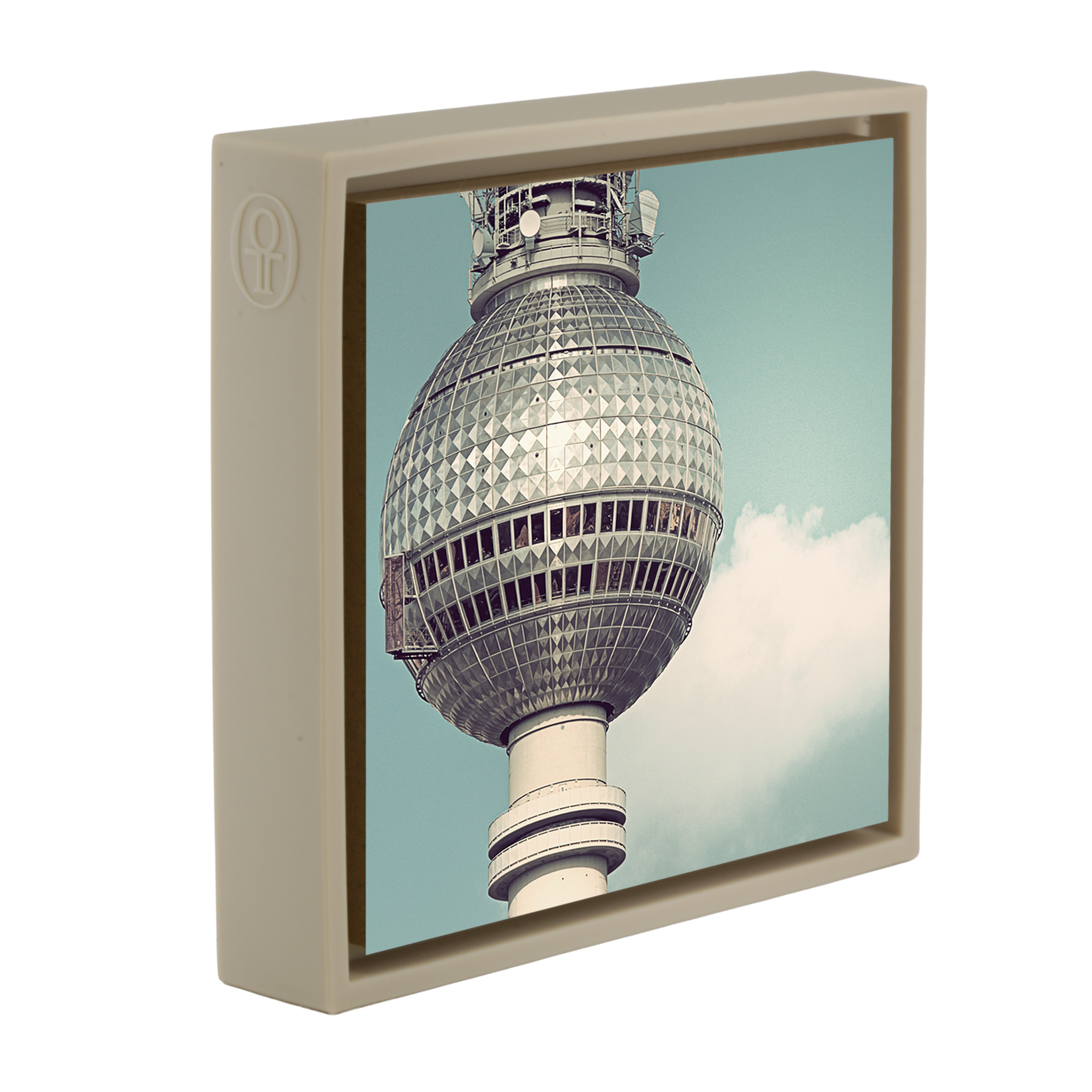 Fernsehturm - Zandkleurige Wrapp