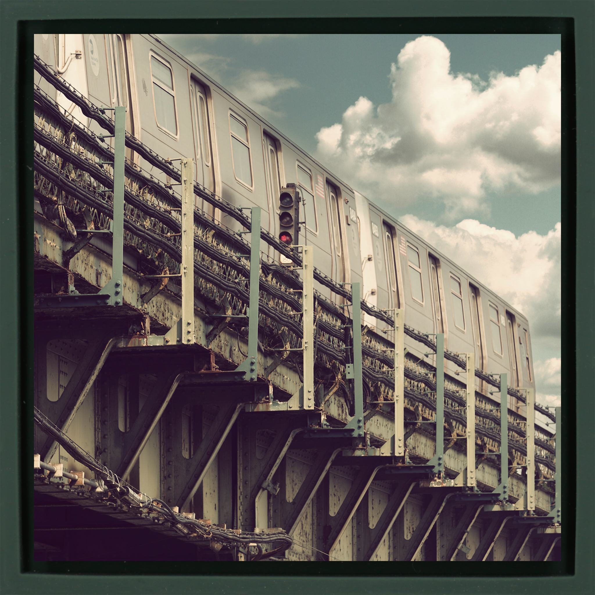 Métro de New York - Wrap vert foncé