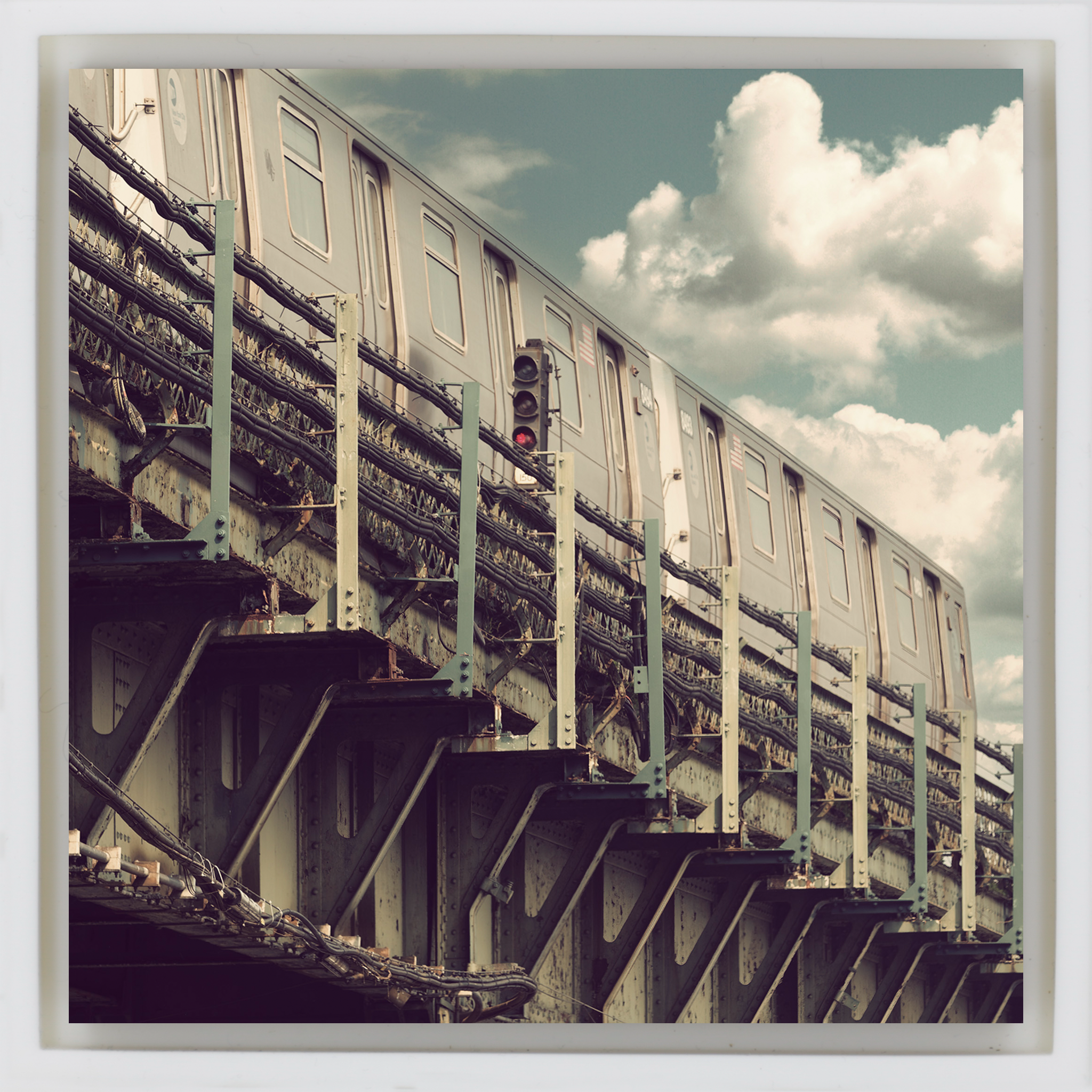 Métro de New York - Wrap blanc