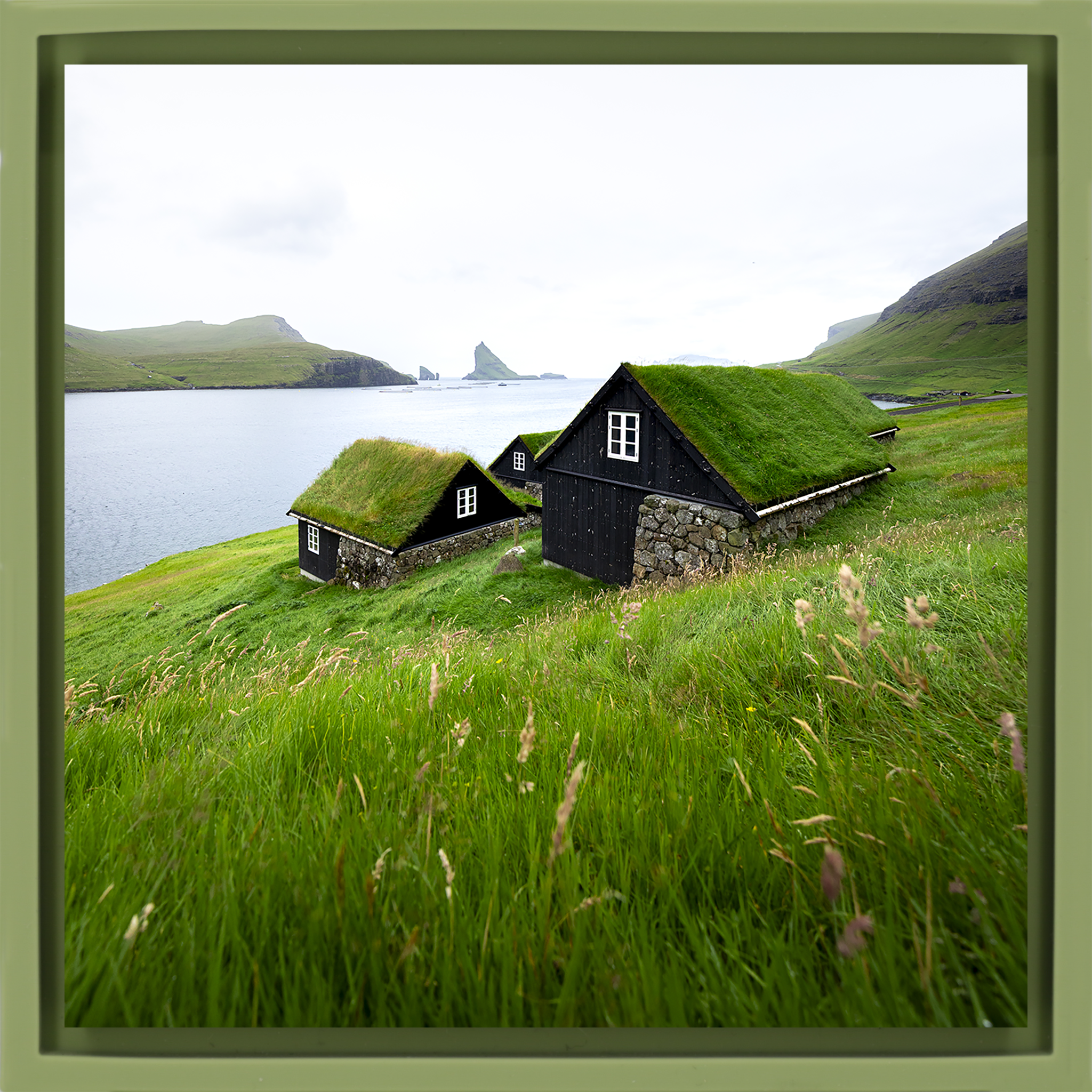 Traditional Faroese Living- Light Green Wrapp