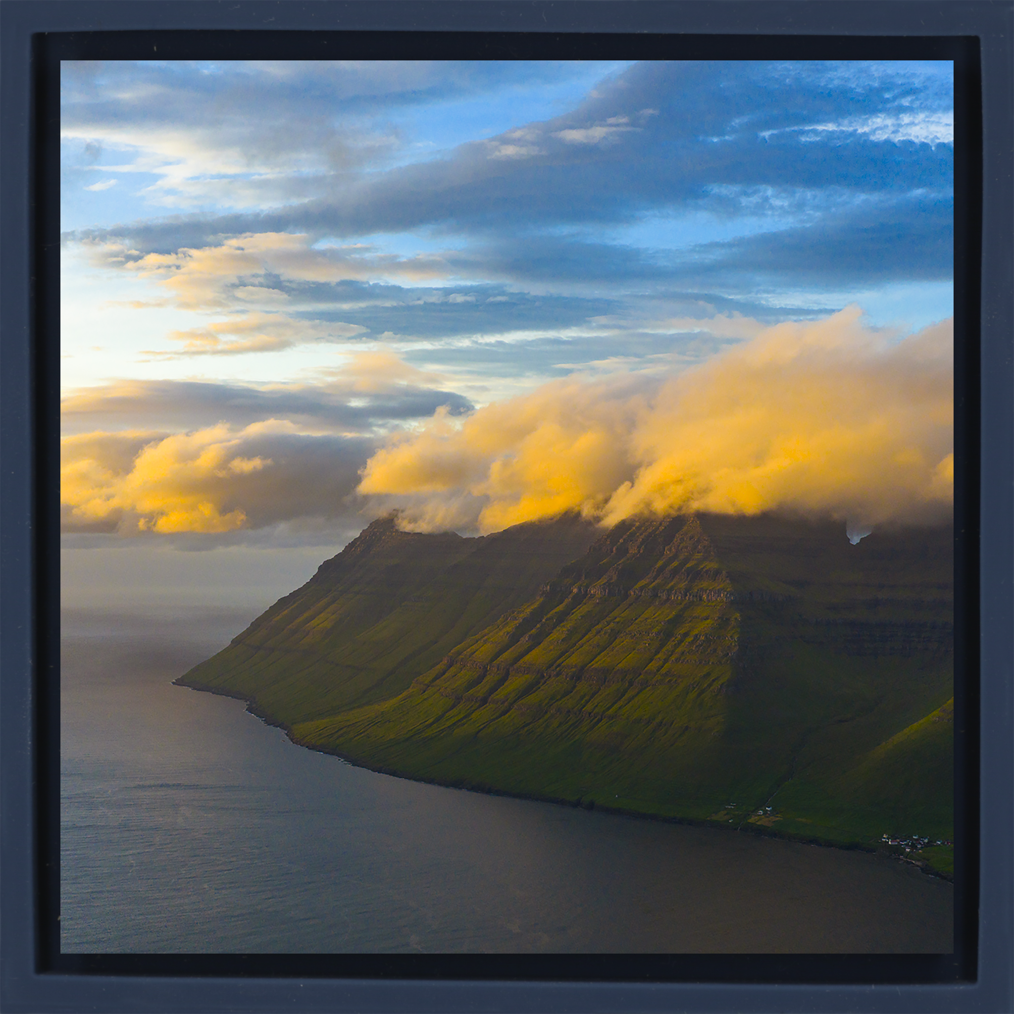 Cliffs In the Clouds- Dark Blue Wrapp
