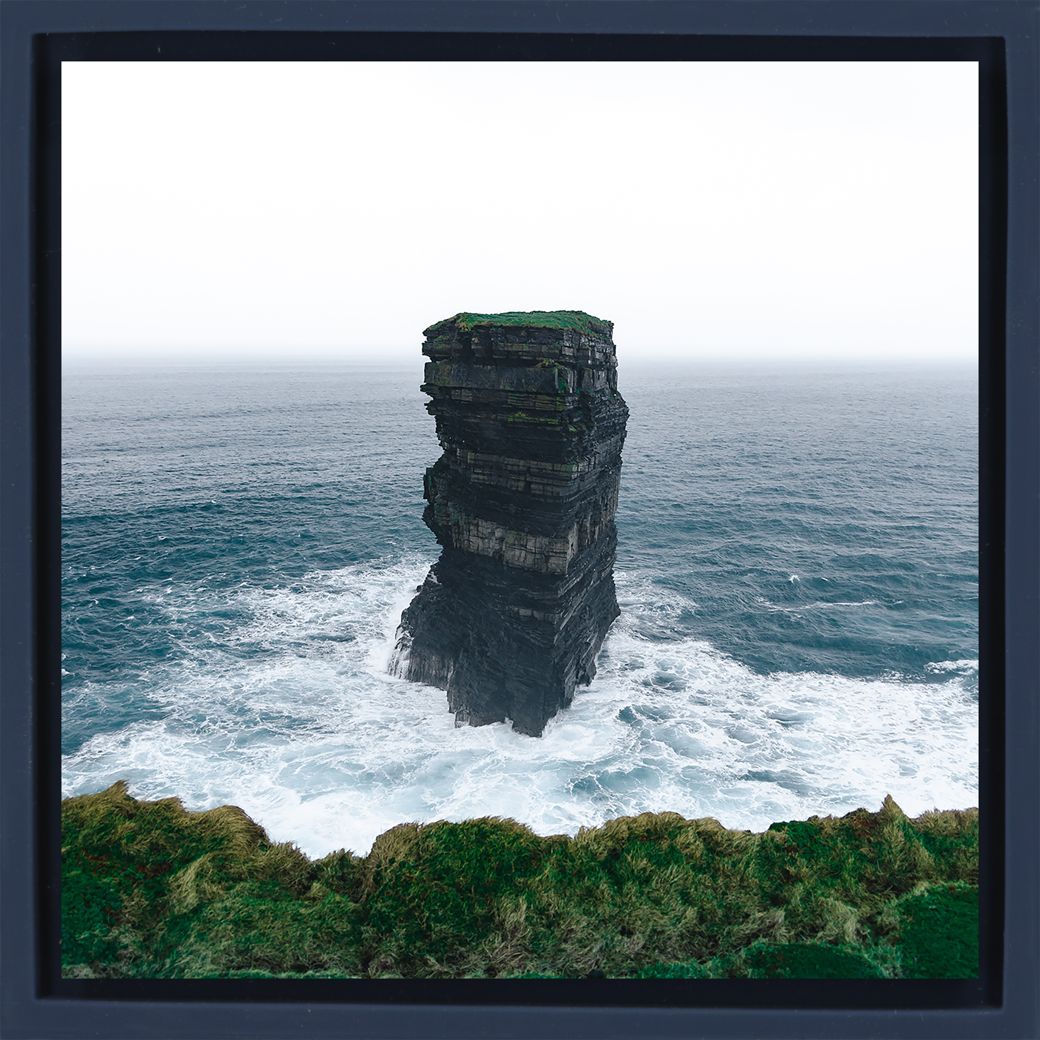Carved by the Sea- Dark Blue Wrapp