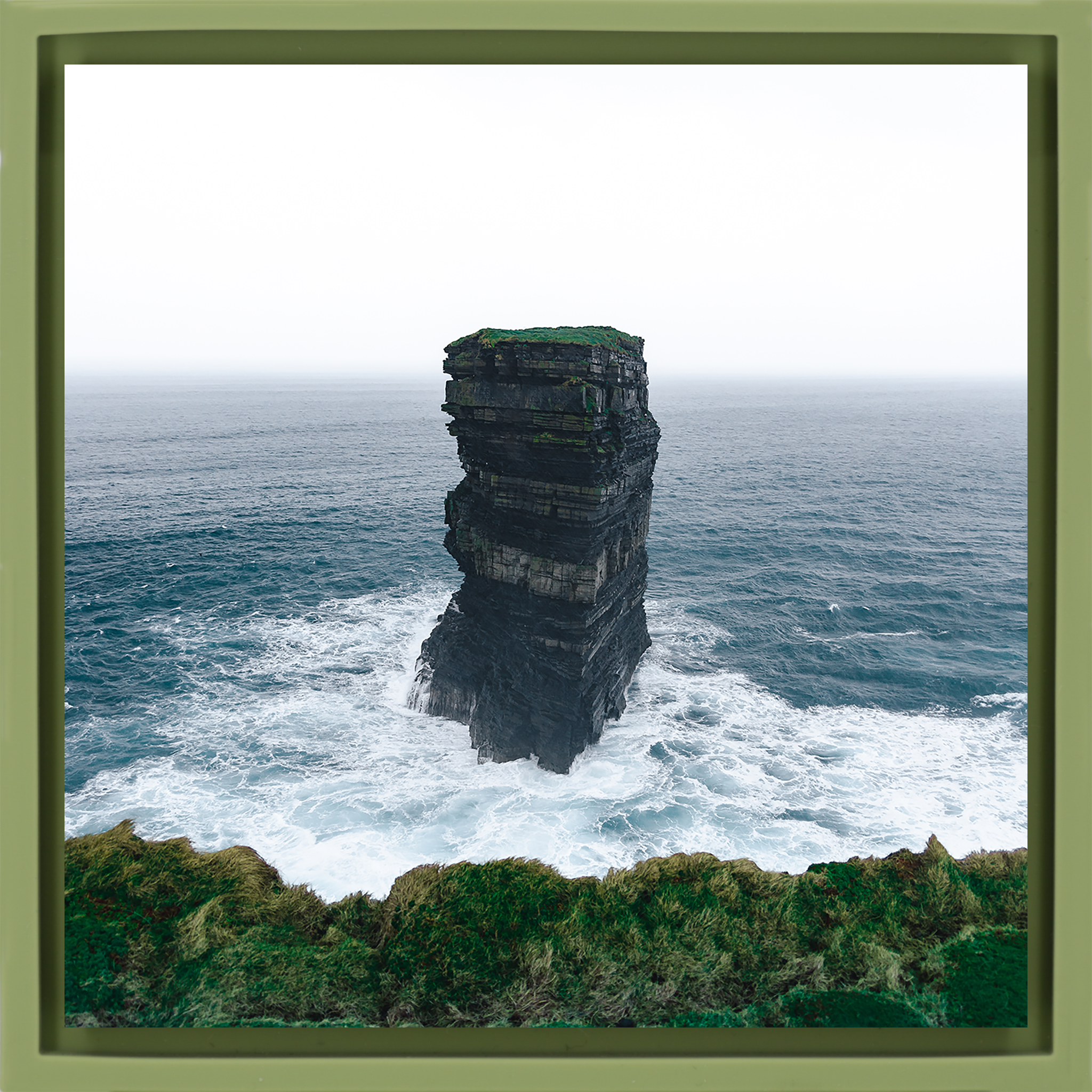 Carved by the Sea- Light Green Wrapp