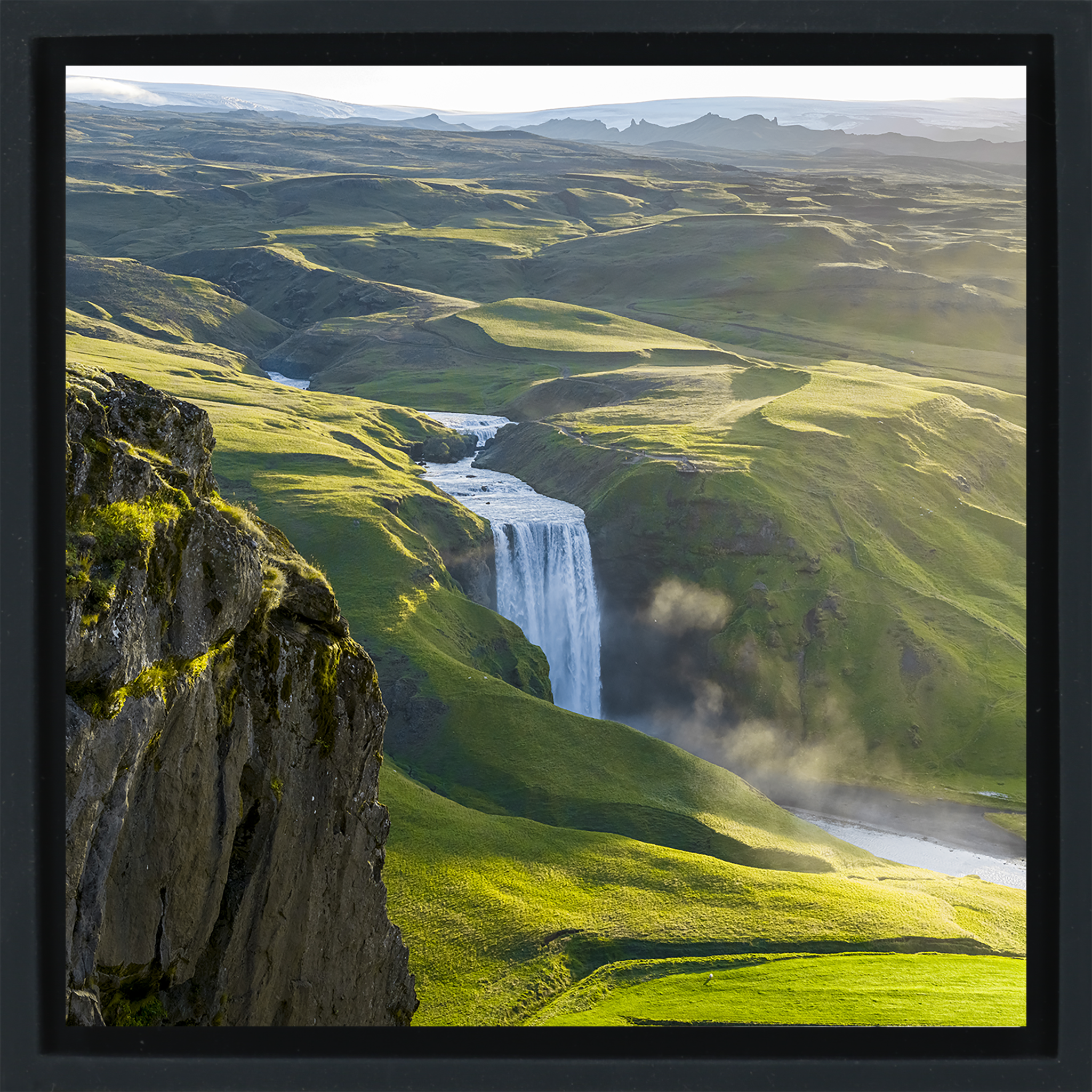 The Might of Skógafoss- Black Wrapp