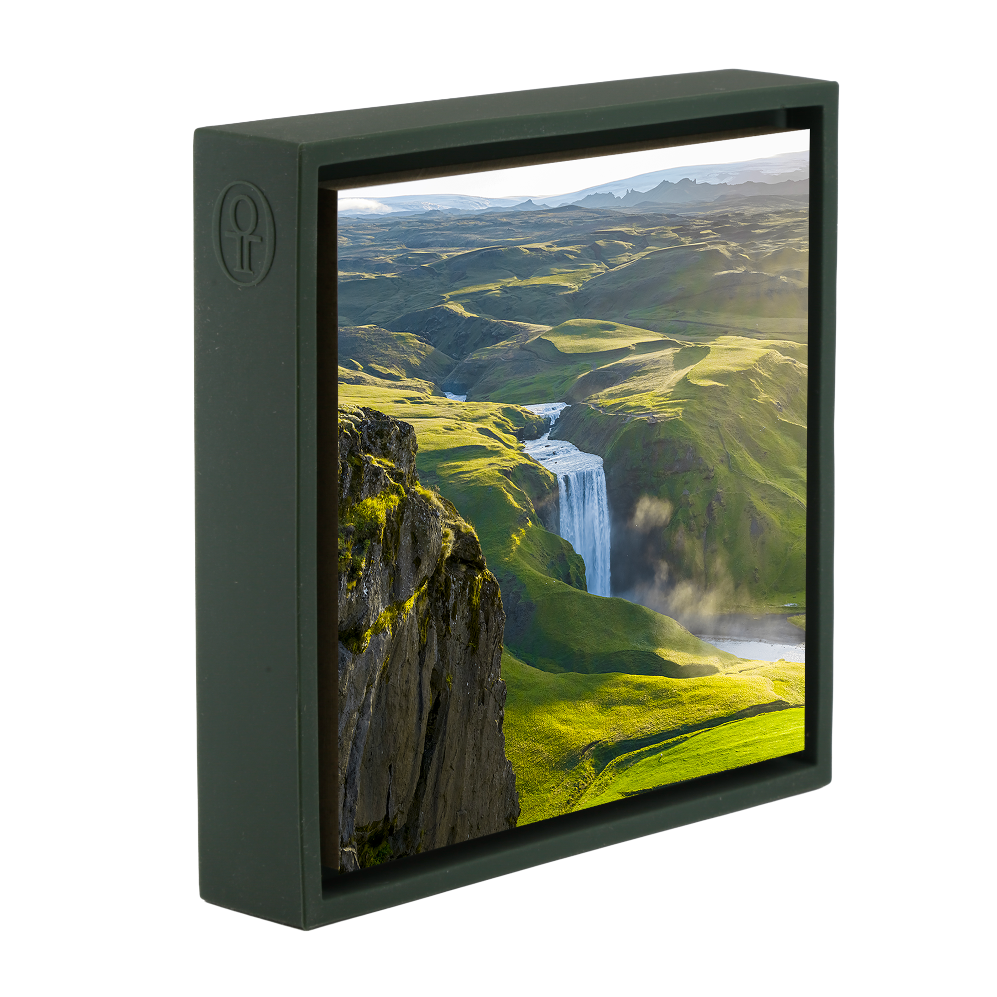 The Might of Skógafoss- Dark Green Wrapp