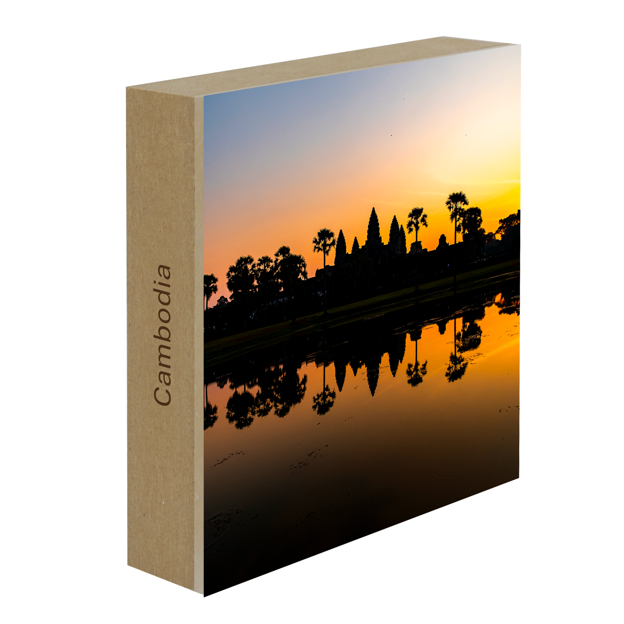 Angkor Wat Silhouette at Sunrise- Collection: Cambodia
