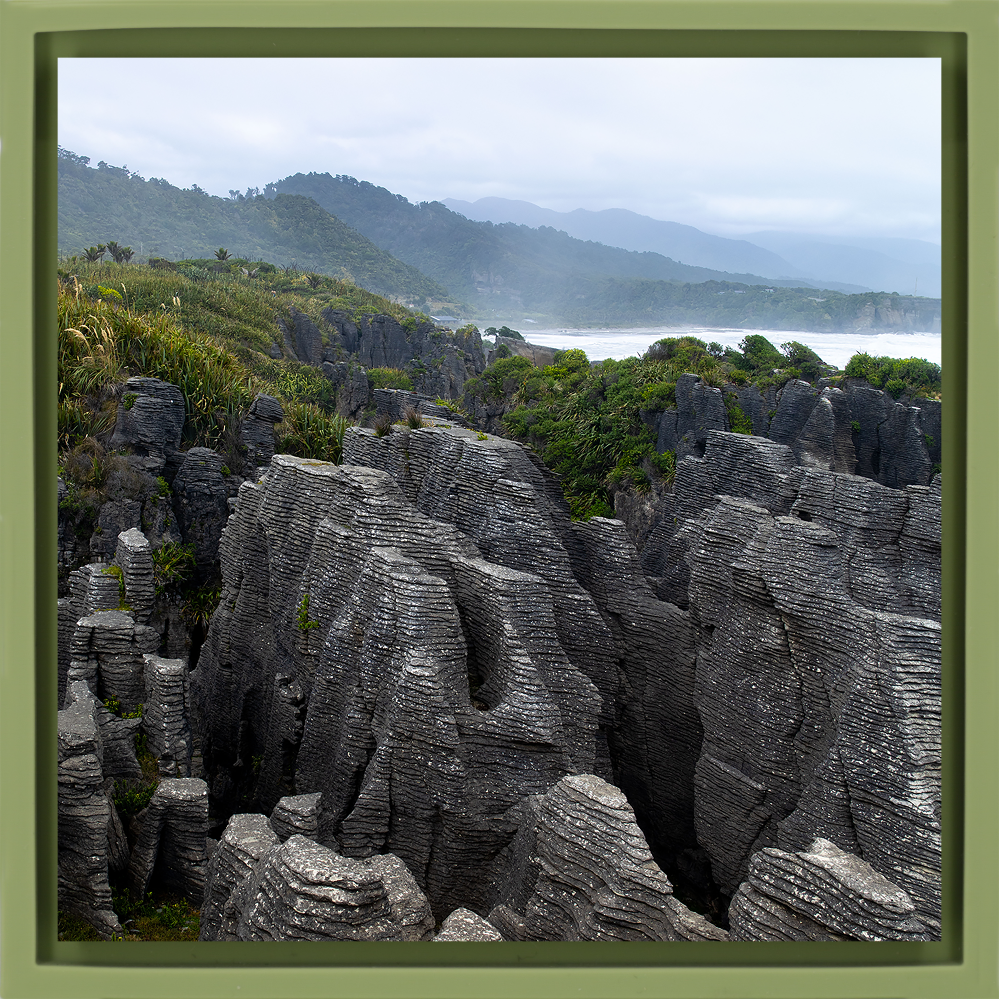 Punakaiki- Light Green Wrapp