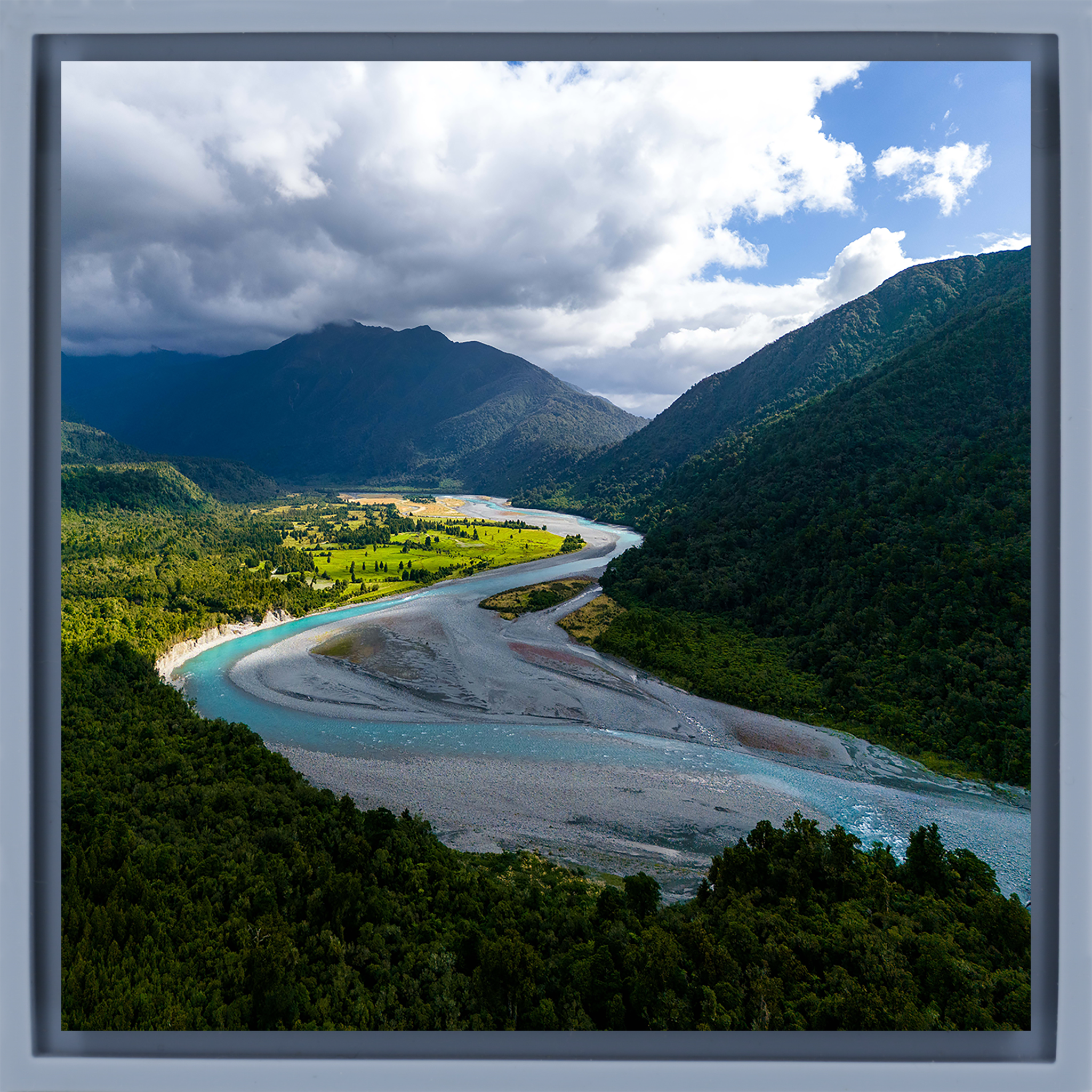 Where the River Wanders- Light Blue Wrapp