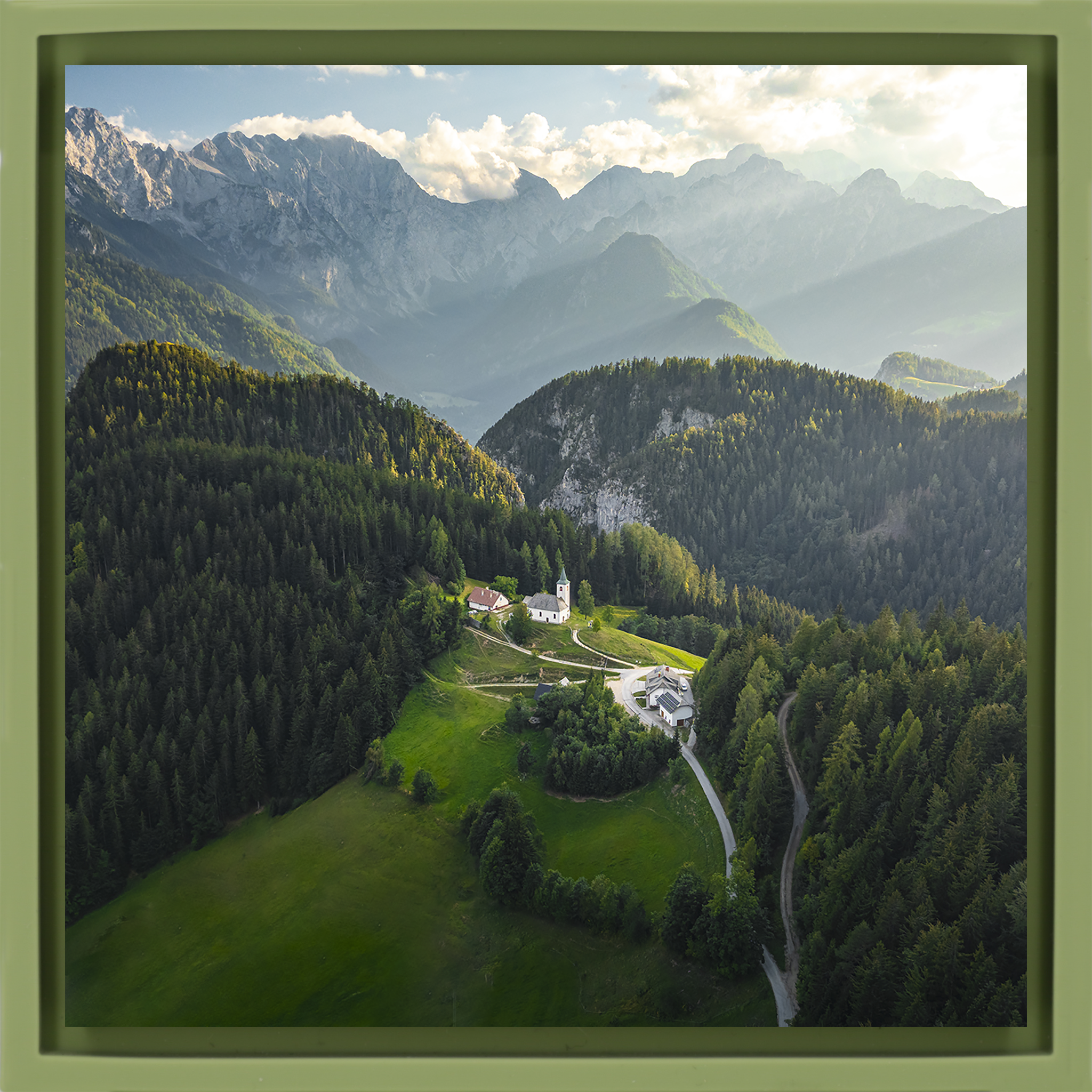 The Slovenian Alps- Light Green Wrapp