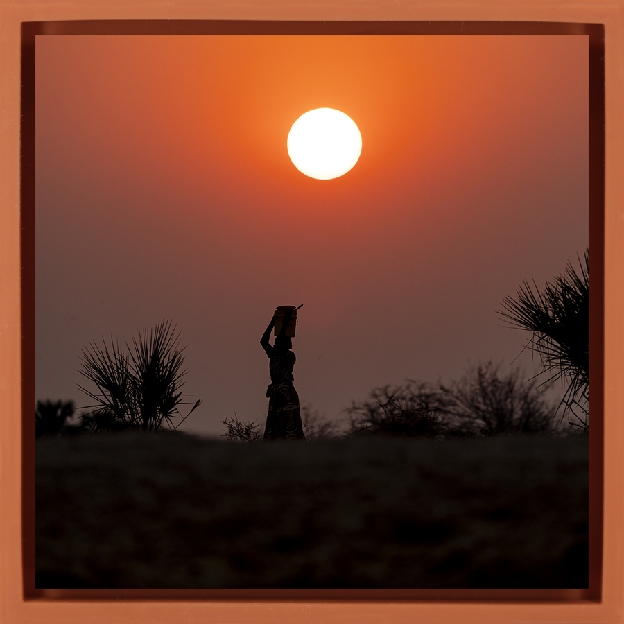 Evening in Zimbabwe - Orange Wrapp