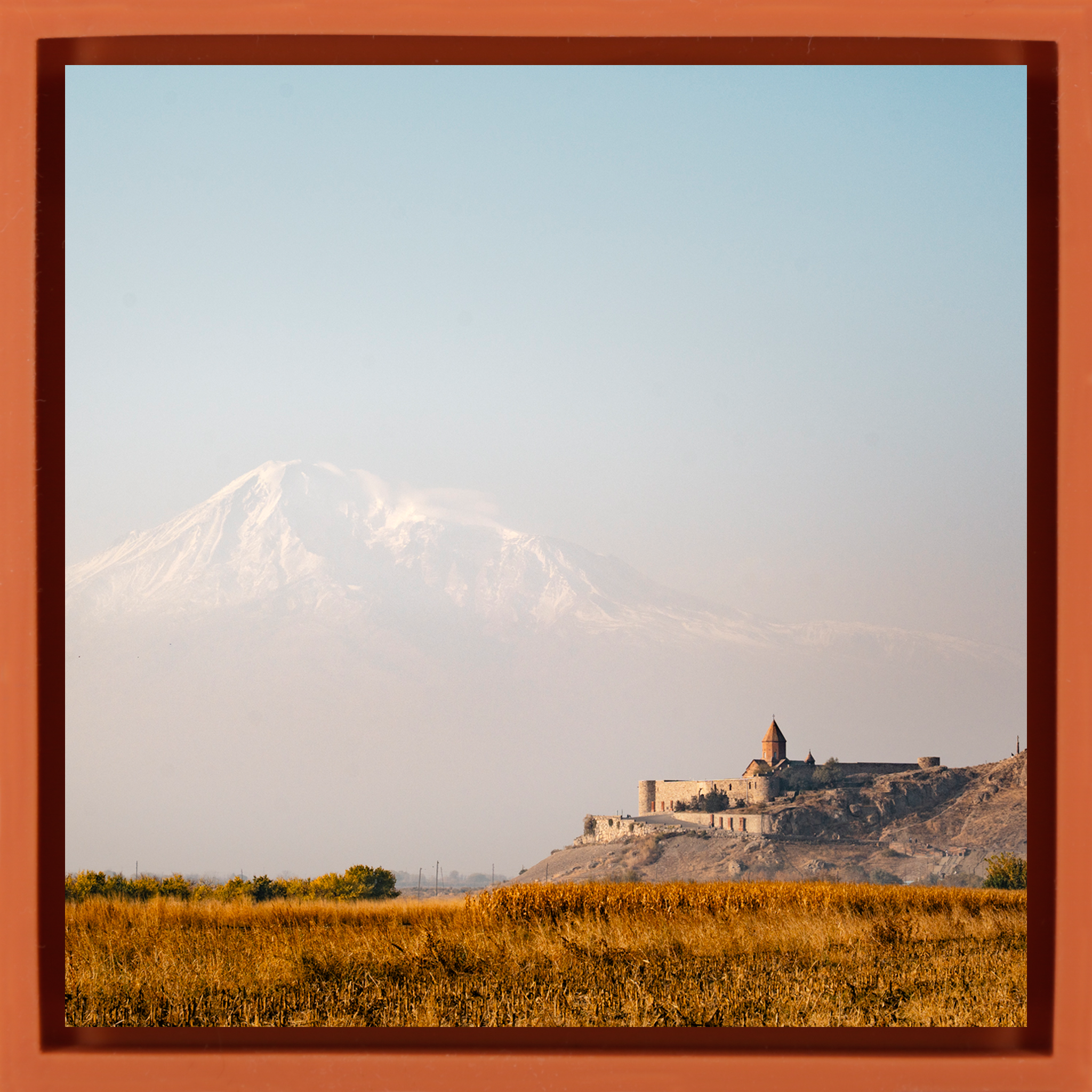 View on Ararat- Orange Wrapp
