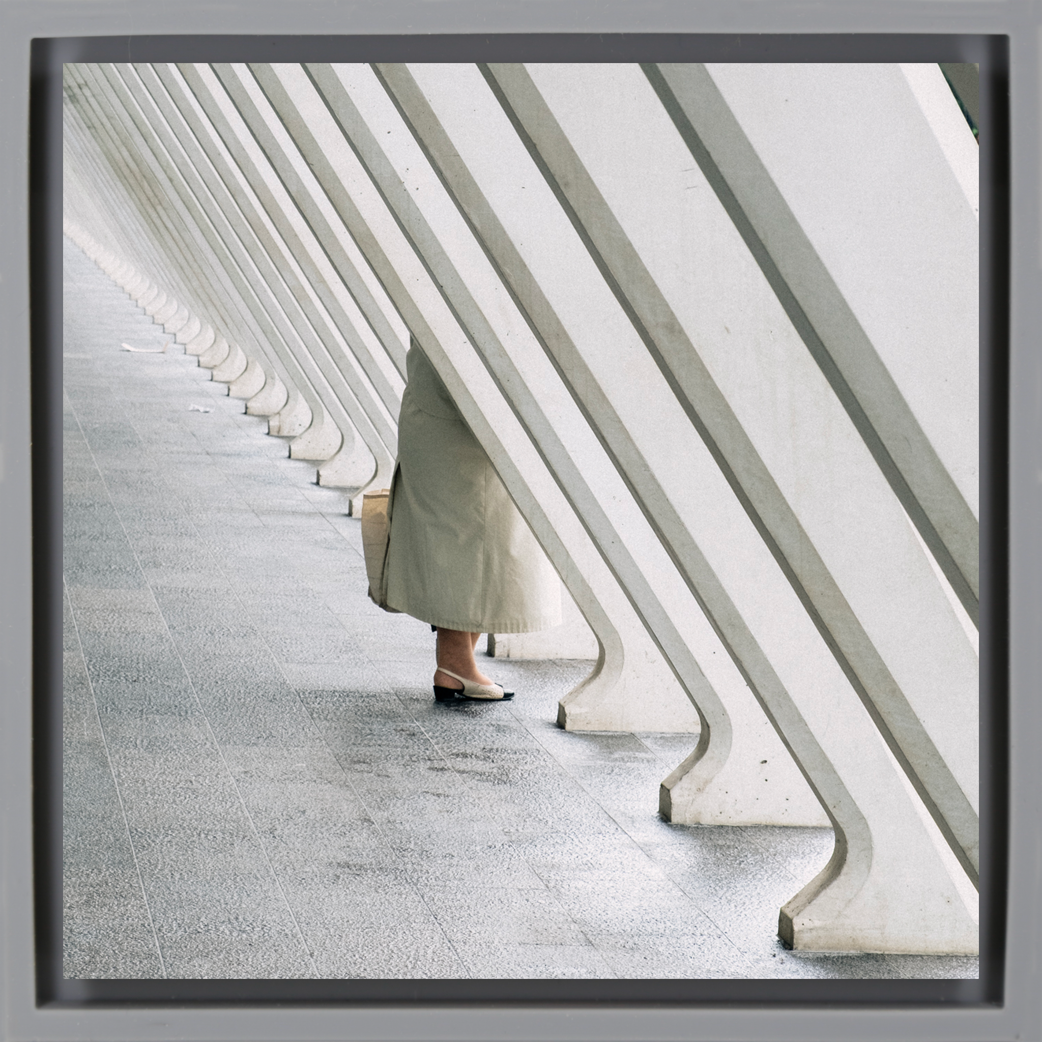 Station Wait - Grijze Wrapp