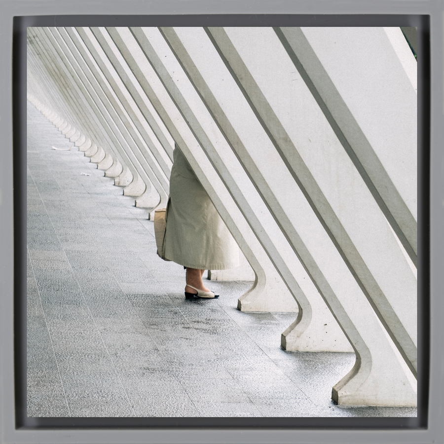 Station Wait - Grijze Wrapp