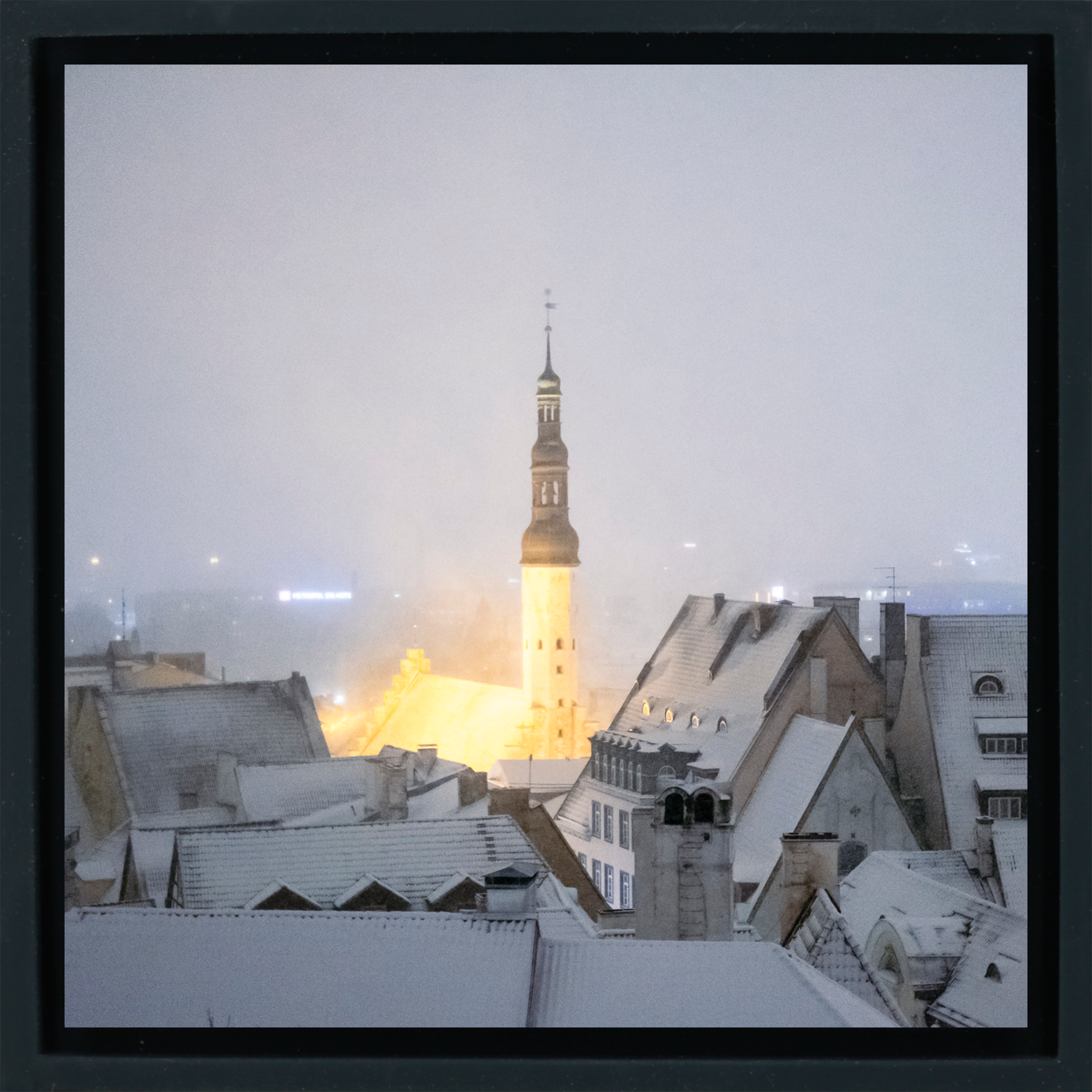 Tallinn Old Town Winter - Zwarte Wrapp