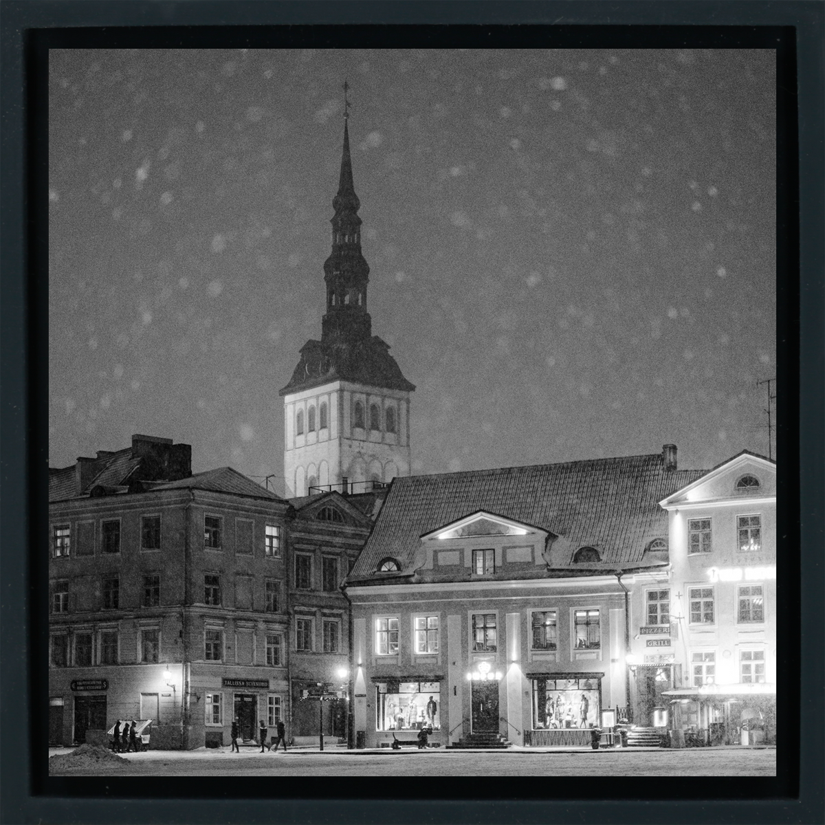 Tallinn Snowy Evening