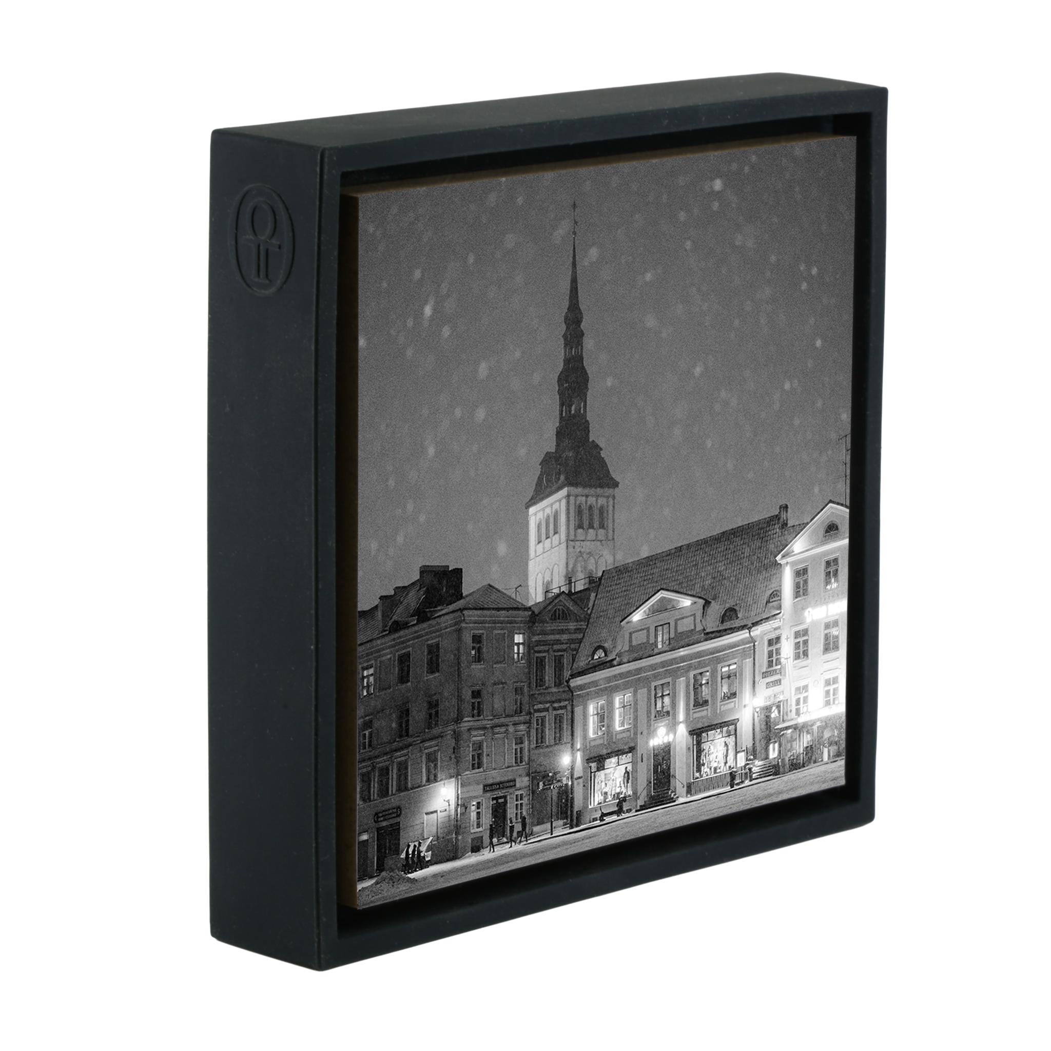 Tallinn Snowy Evening- Black Wrapp