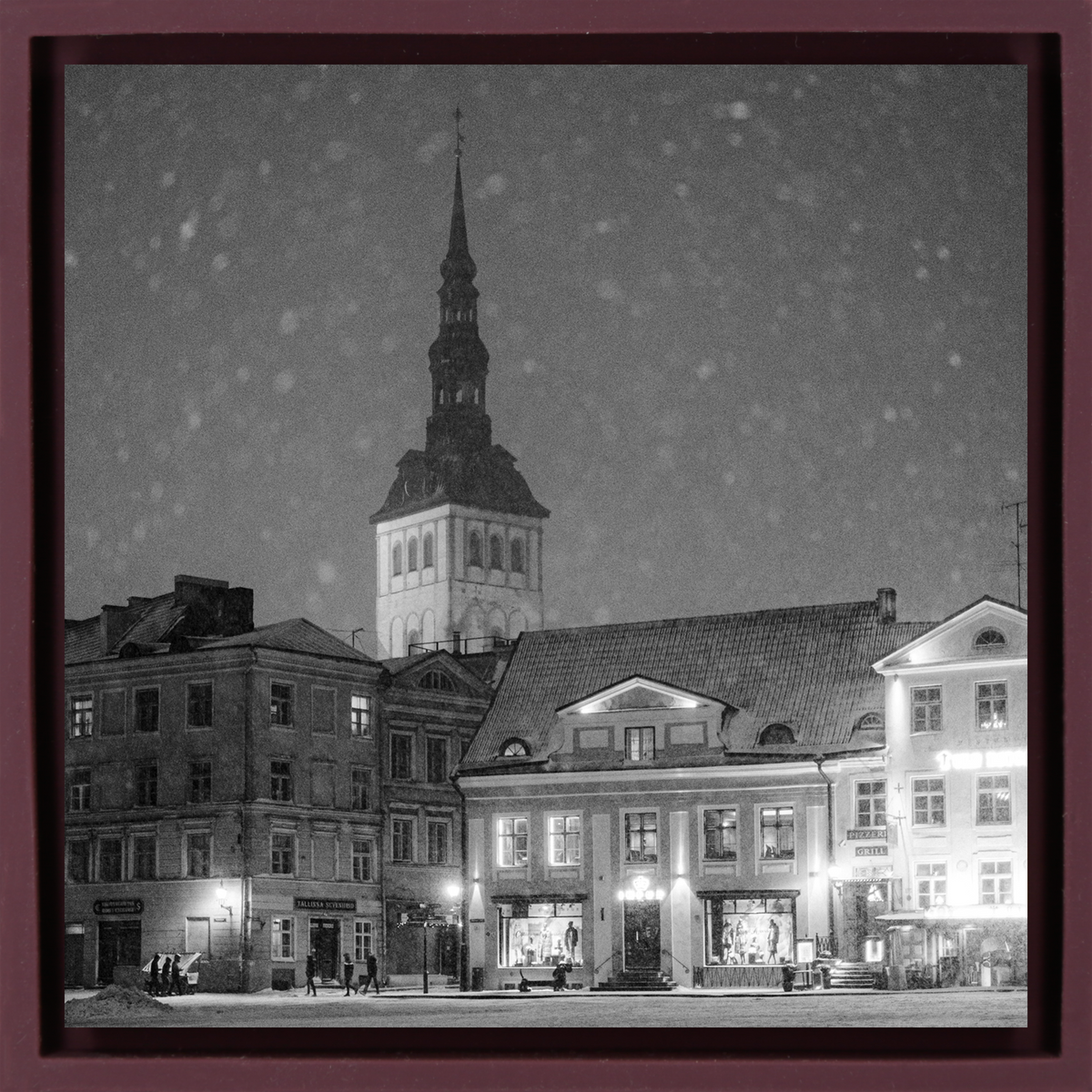 Tallinn Snowy Evening
